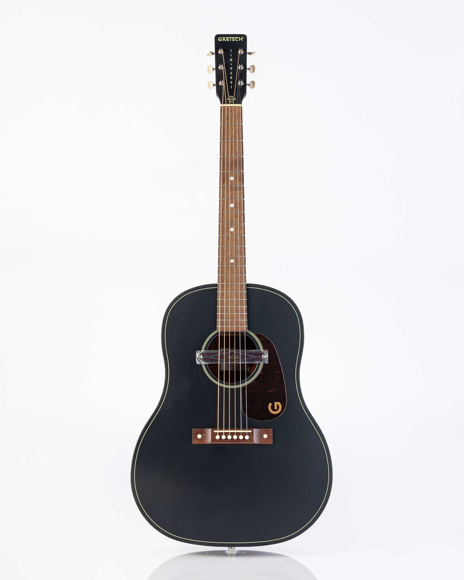 Gretsch Deltoluxe Dreadnought Acoustic Guitar - Black Top