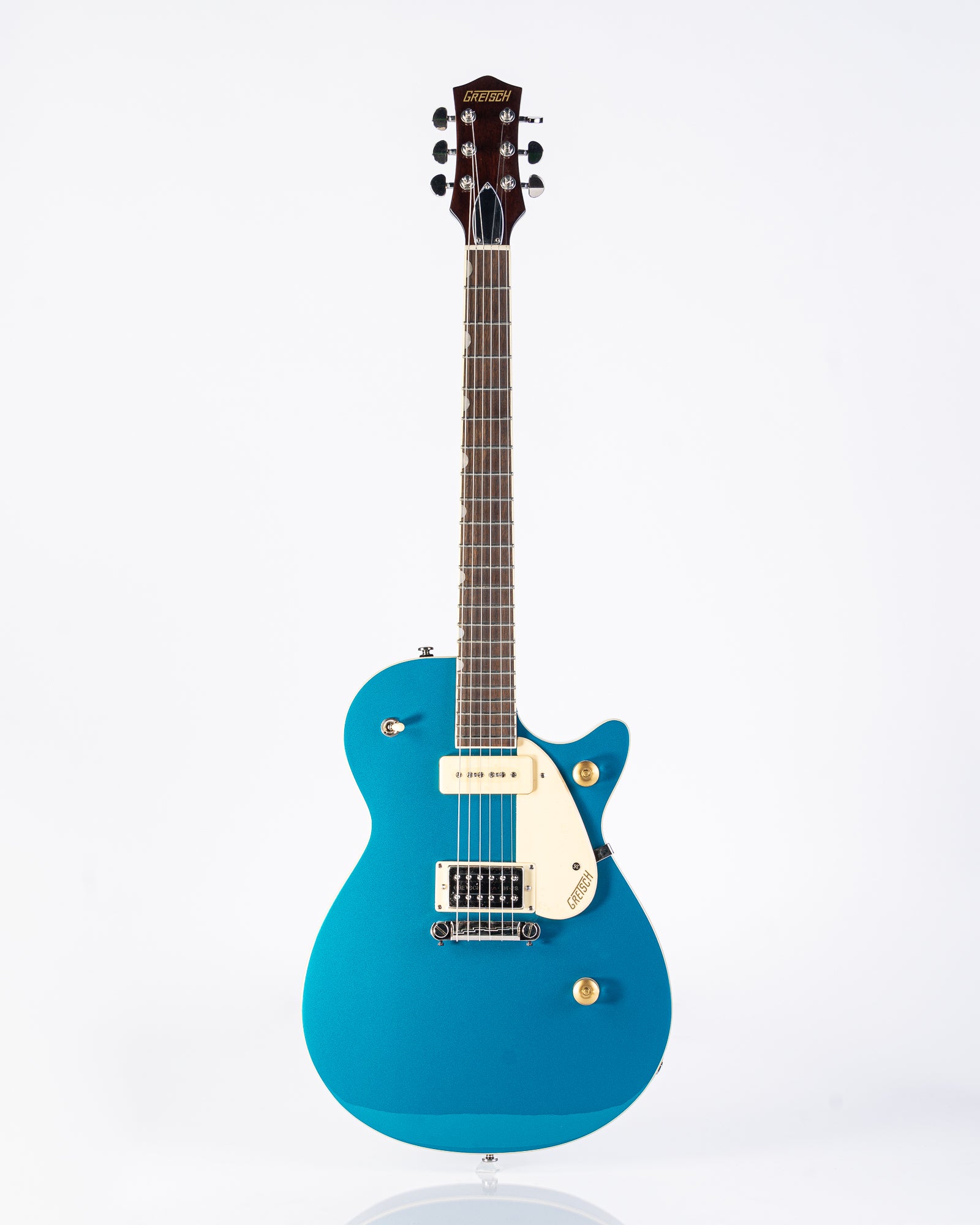Gretsch G2215-P90 Streamliner Junior Jet Club with Laurel Fingerboard - Ocean Turquoise