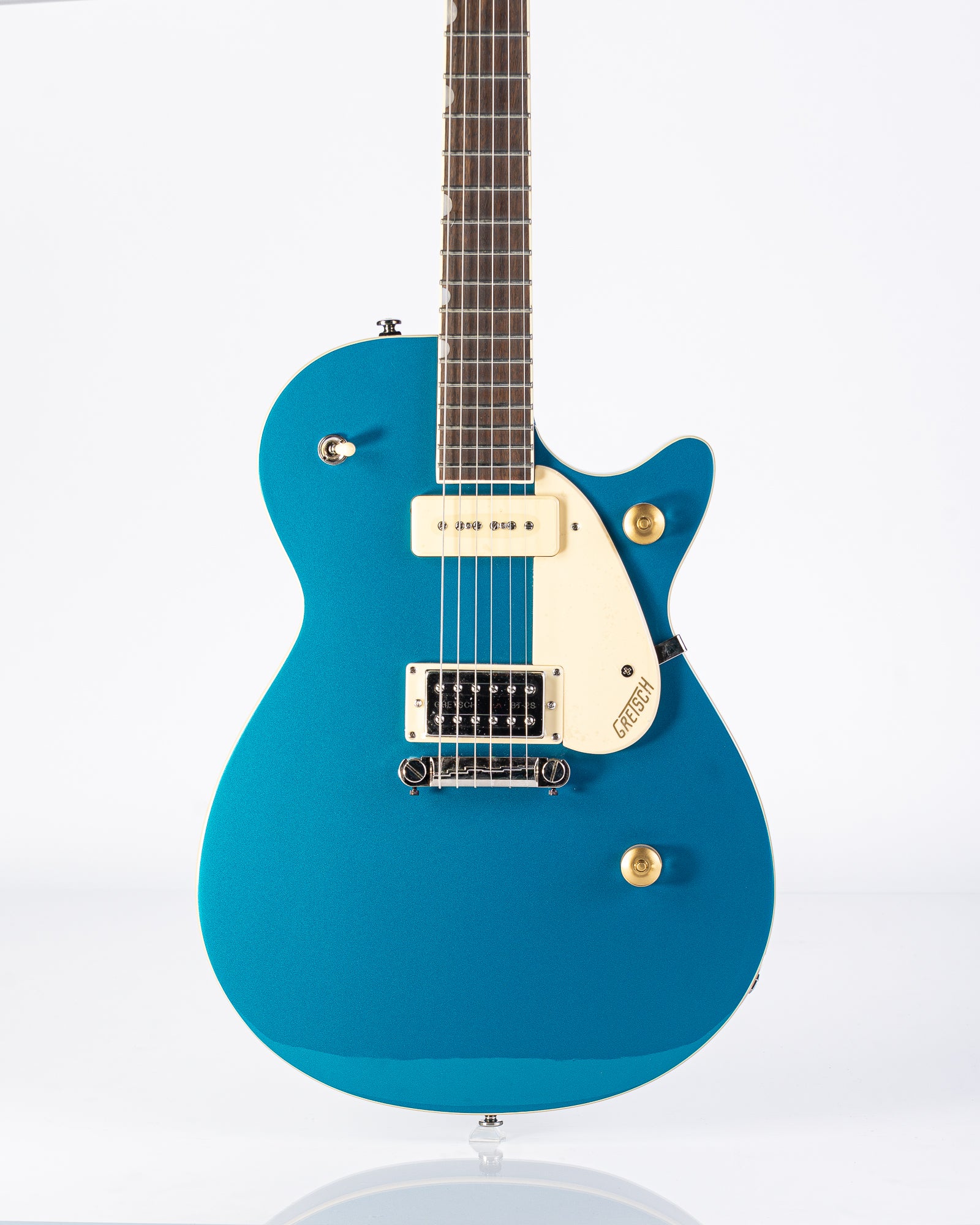 Gretsch G2215-P90 Streamliner Junior Jet Club with Laurel Fingerboard - Ocean Turquoise