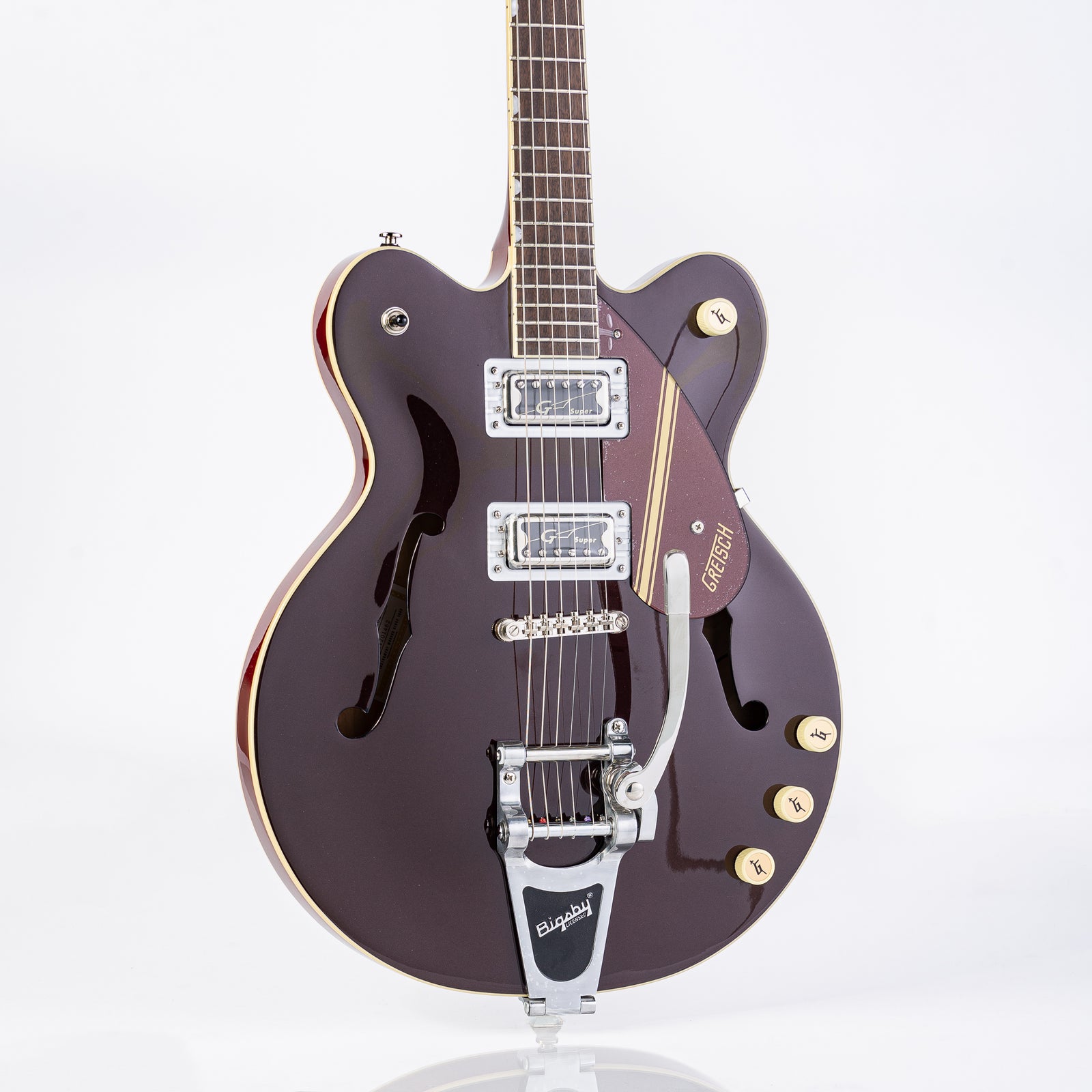 USED Gretsch G2604T Limited Edition Streamliner Rally II Centerblock Electric Guitar - Two-Tone Oxblood/Walnut Stain