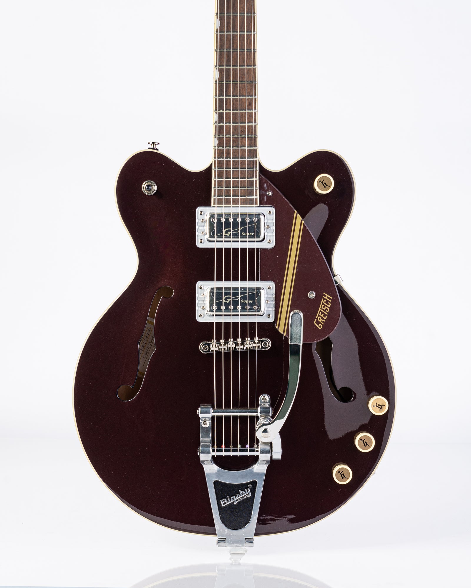 USED Gretsch G2604T Limited Edition Streamliner Rally II Centerblock Electric Guitar - Two-Tone Oxblood/Walnut Stain