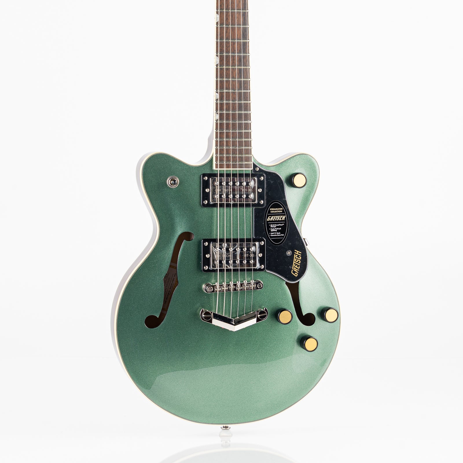 Gretsch G2655 Streamliner Center Block Jr. Double-Cut Electric Guitar - Steel Olive