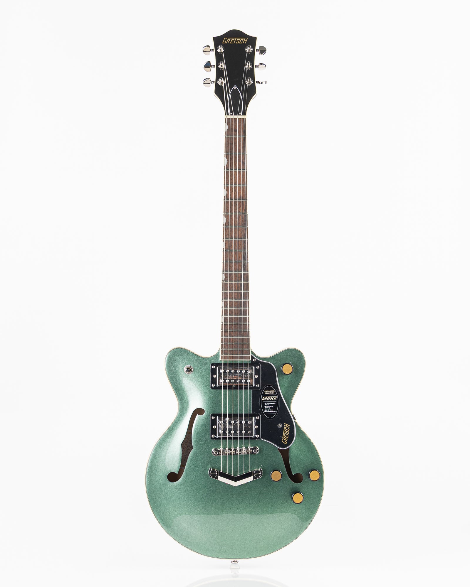 Gretsch G2655 Streamliner Center Block Jr. Double-Cut Electric Guitar - Steel Olive