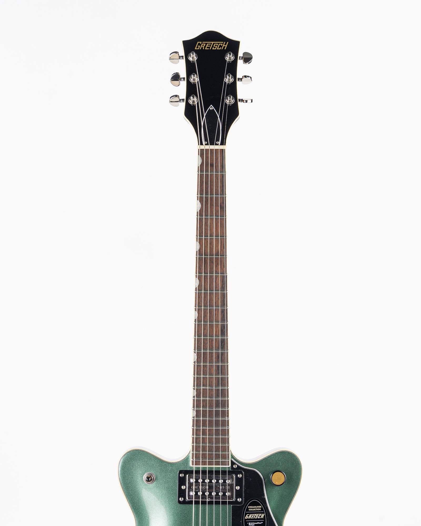 Gretsch G2655 Streamliner Center Block Jr. Double-Cut Electric Guitar - Steel Olive