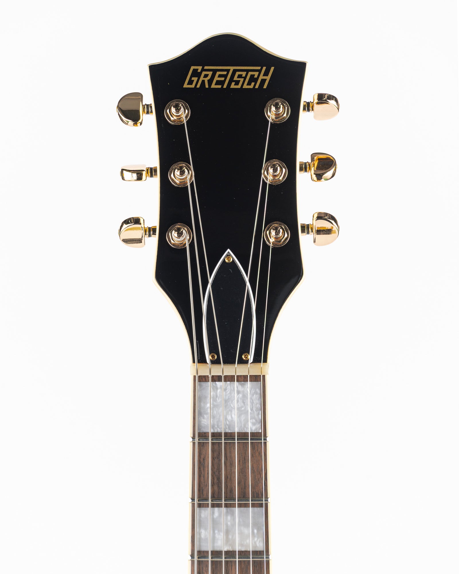 Gretsch G2655TG Streamliner Center Block Jr. Double-Cut with Bigsby Electric Guitar - Vintage White