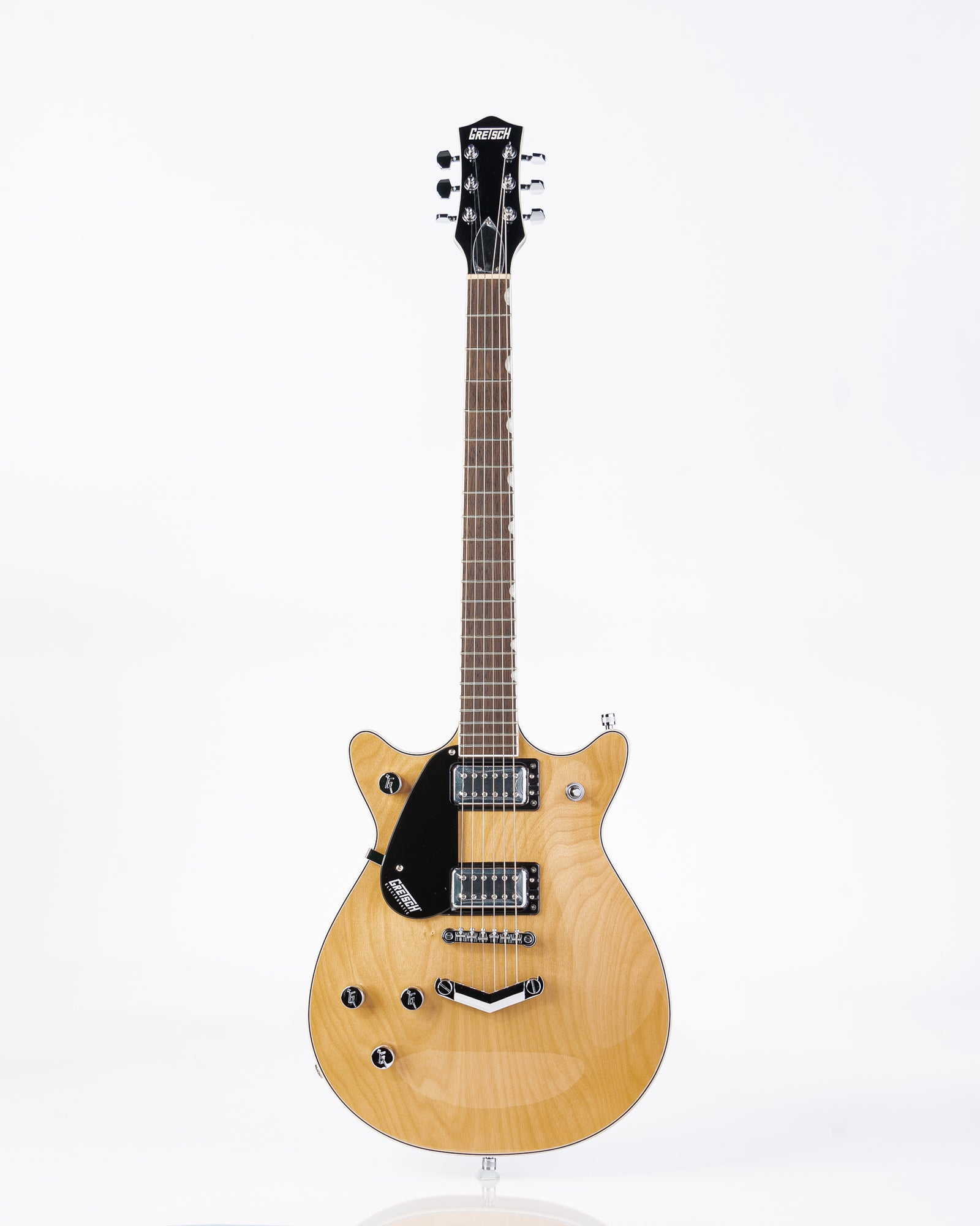 Gretsch G5222LH Electromatic Double Jet BT with V-Stoptail Left-Handed Natural