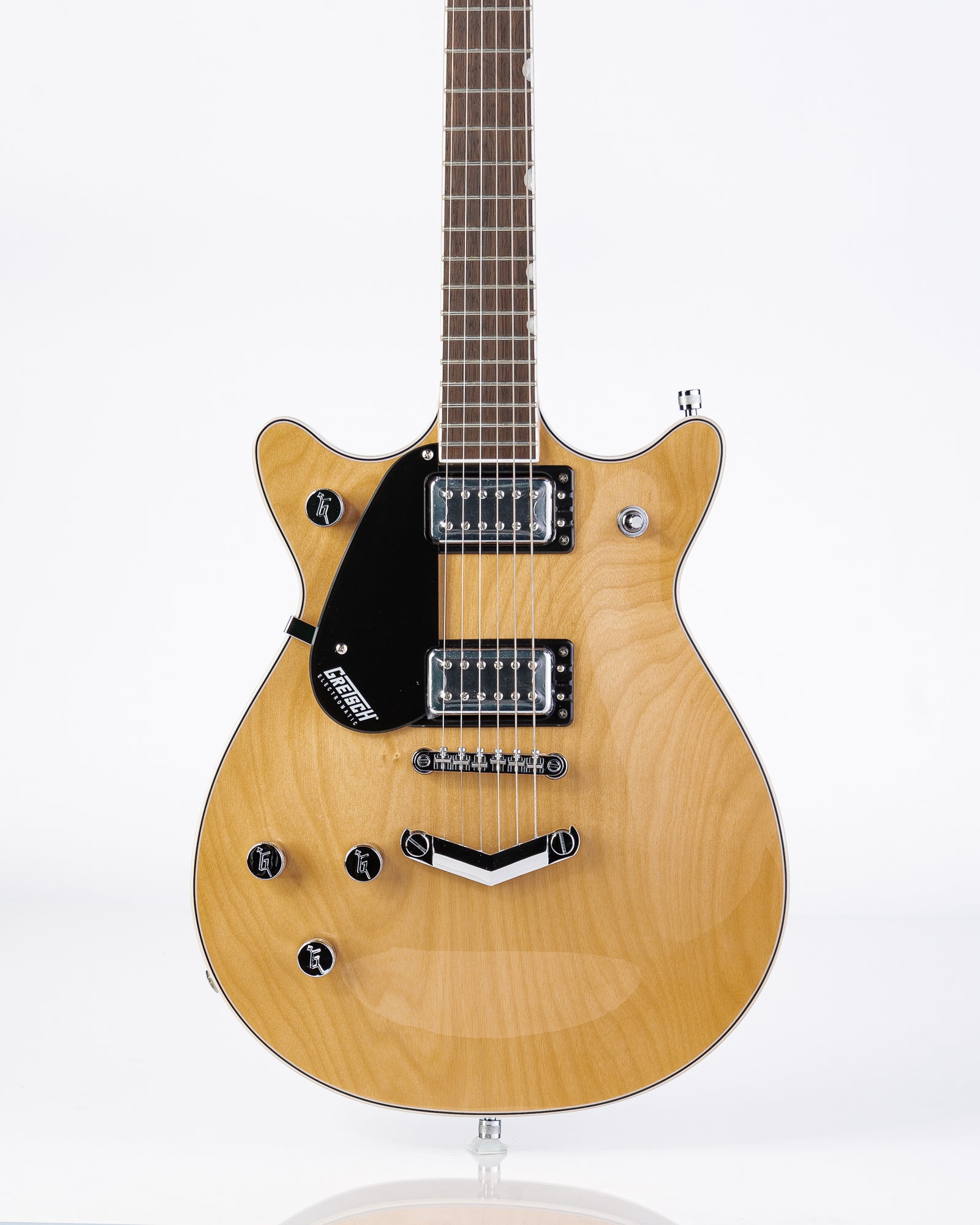Gretsch G5222LH Electromatic Double Jet BT with V-Stoptail Left-Handed Natural