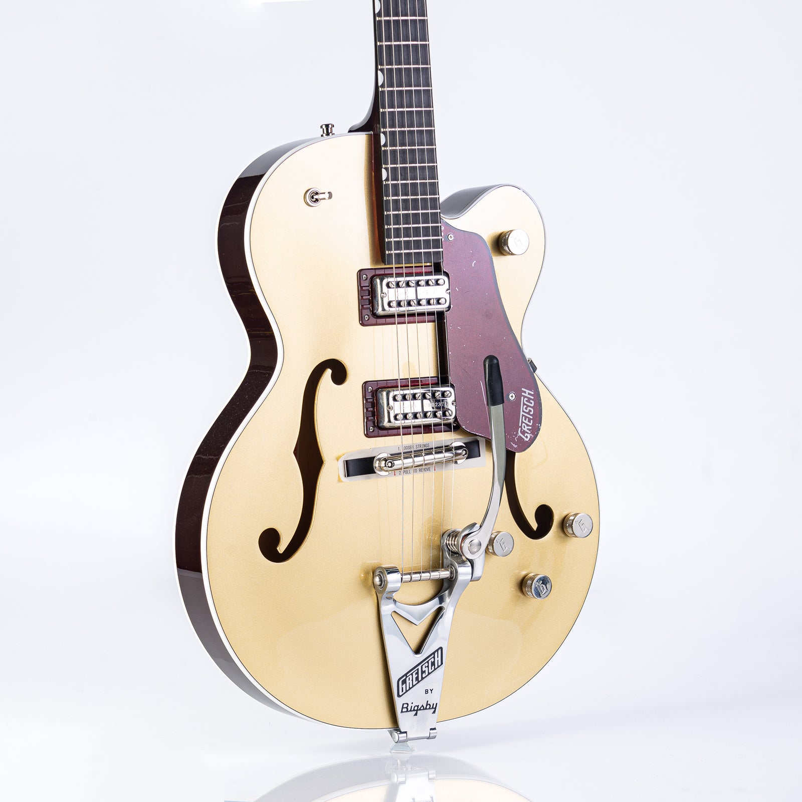 USED Gretsch G6118T-135 LTD 135th Anniversary with Bigsby - Two-Tone Casino Gold/Dark Cherry Metallic