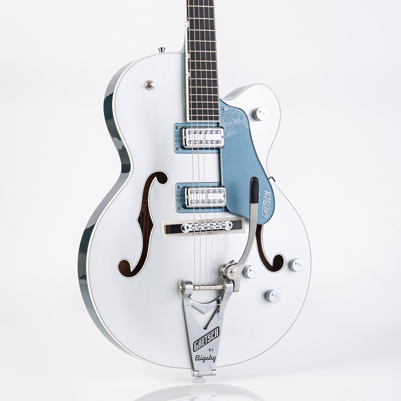 B-STOCK Gretsch G6118T-140 Limited 140th Double Platinum Anniversary Electric Guitar - Two-Tone Pure Platinum/Stone Platinum