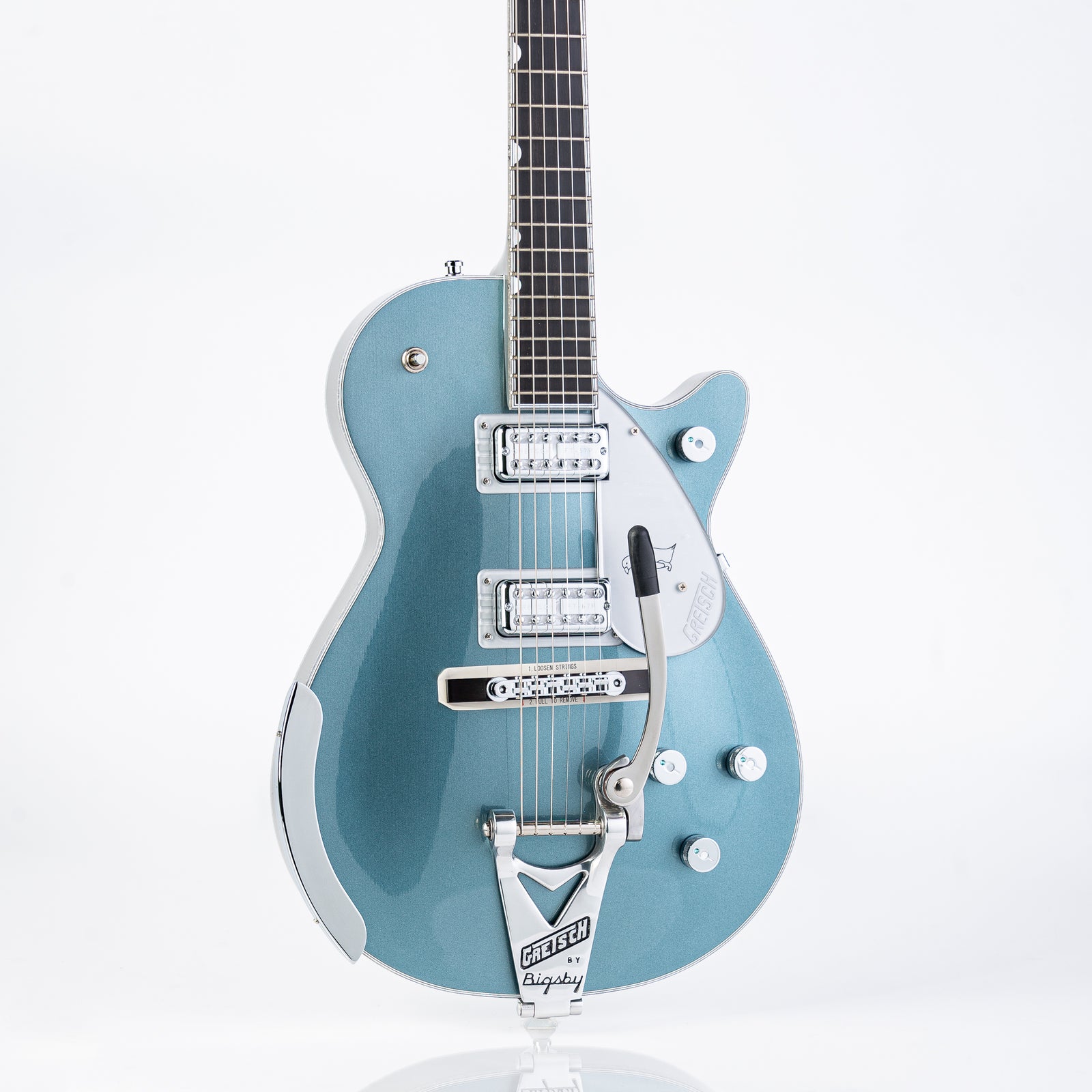 B-STOCK Gretsch G6134T-140 Limited Edition 140th Double Platinum Penguin Electric Guitar - Two-Tone Platinum/Pure Platinum