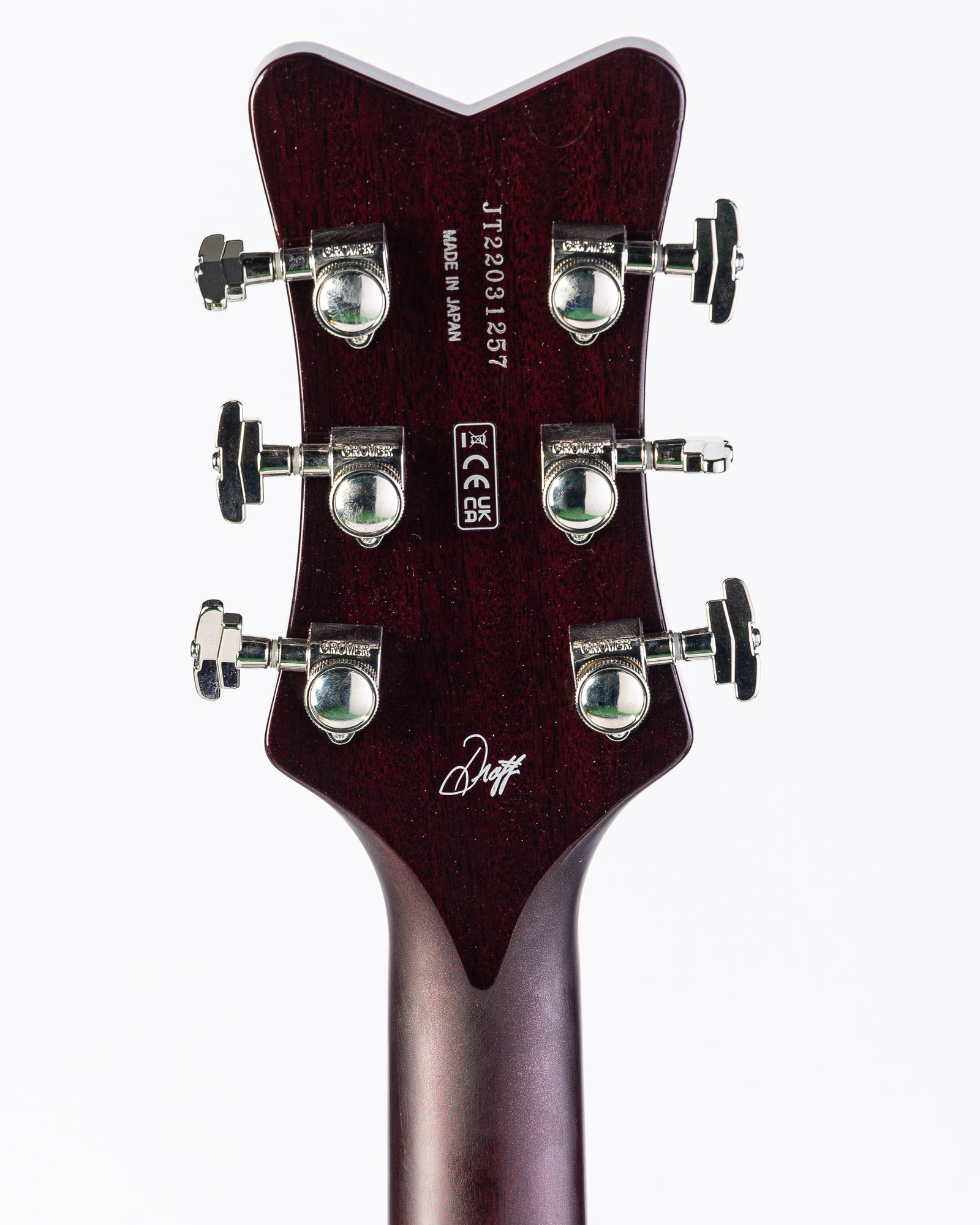 Gretsch G6134TFM-NH Nigel Hendroff Signature Penguin with Ebony Fingerboard - Dark Cherry Metallic Flame