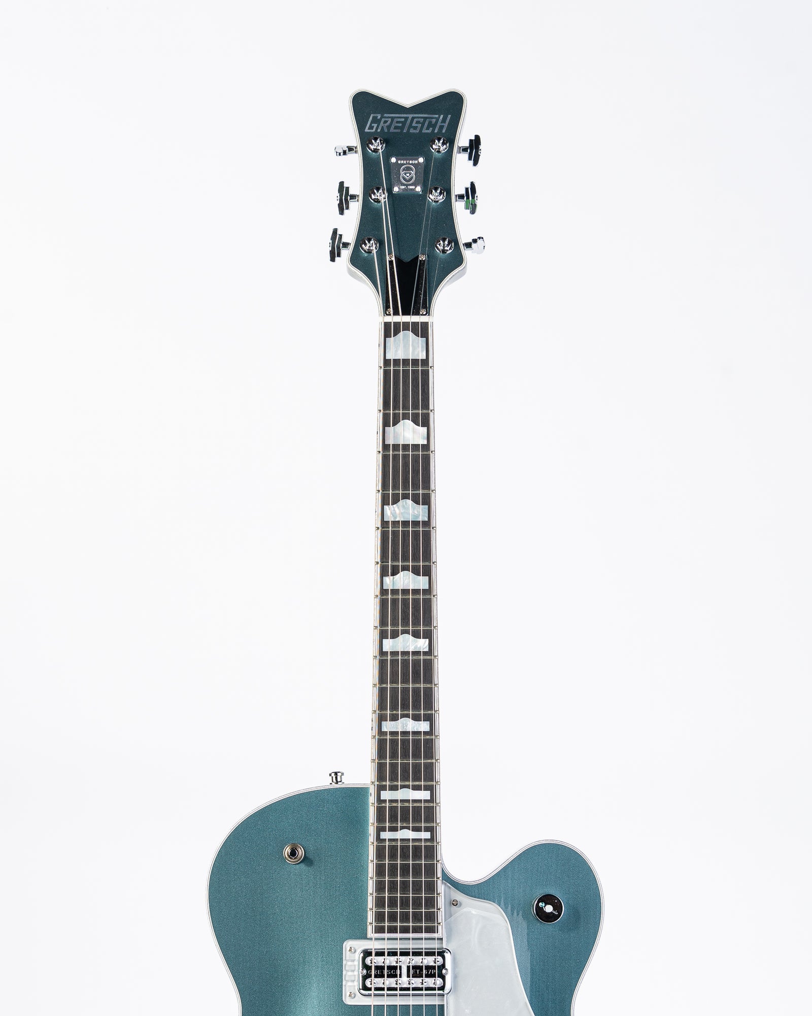 B-STOCK Gretsch G6136T-140 Limited Edition 140th Pro Double Platinum Falcon Electric Guitar - Two-Tone Stone Platinum/Pure Platinum