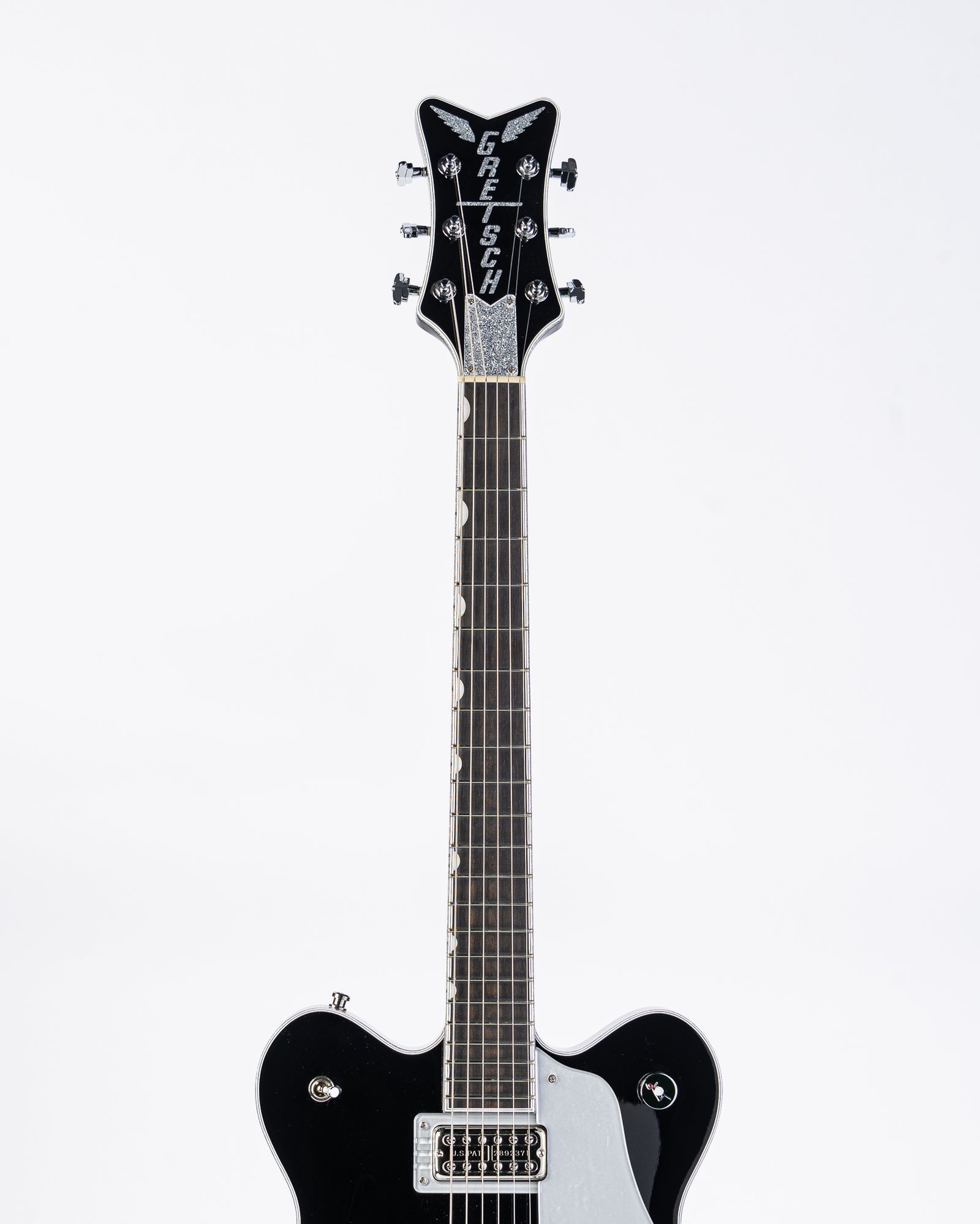 Gretsch G6636TSL Players Edition Silver Falcon Center Block Double-Cut Electric Guitar - Black