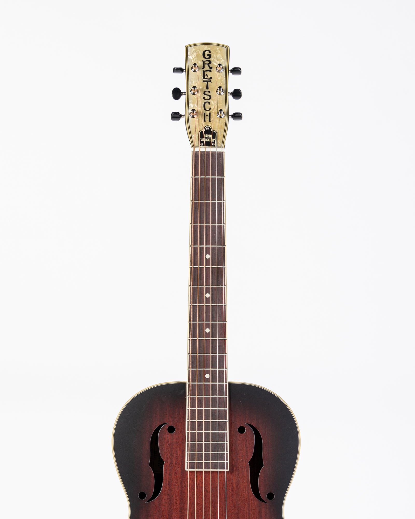 Gretsch G9240 Alligator Mahogany Body Biscuit Cone Resonator Guitar - 2-Color Sunburst