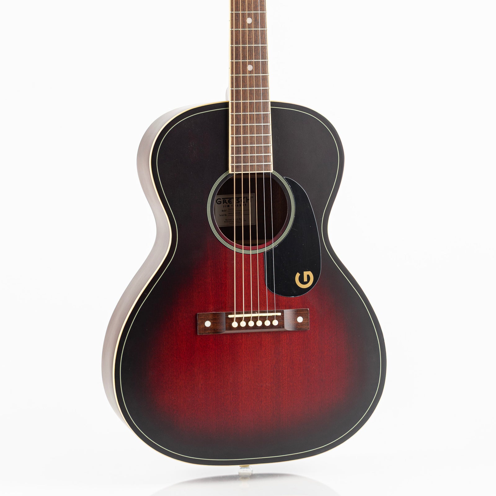 Gretsch Jim Dandy Concert Acoustic Guitar - Deep Cherry Burst