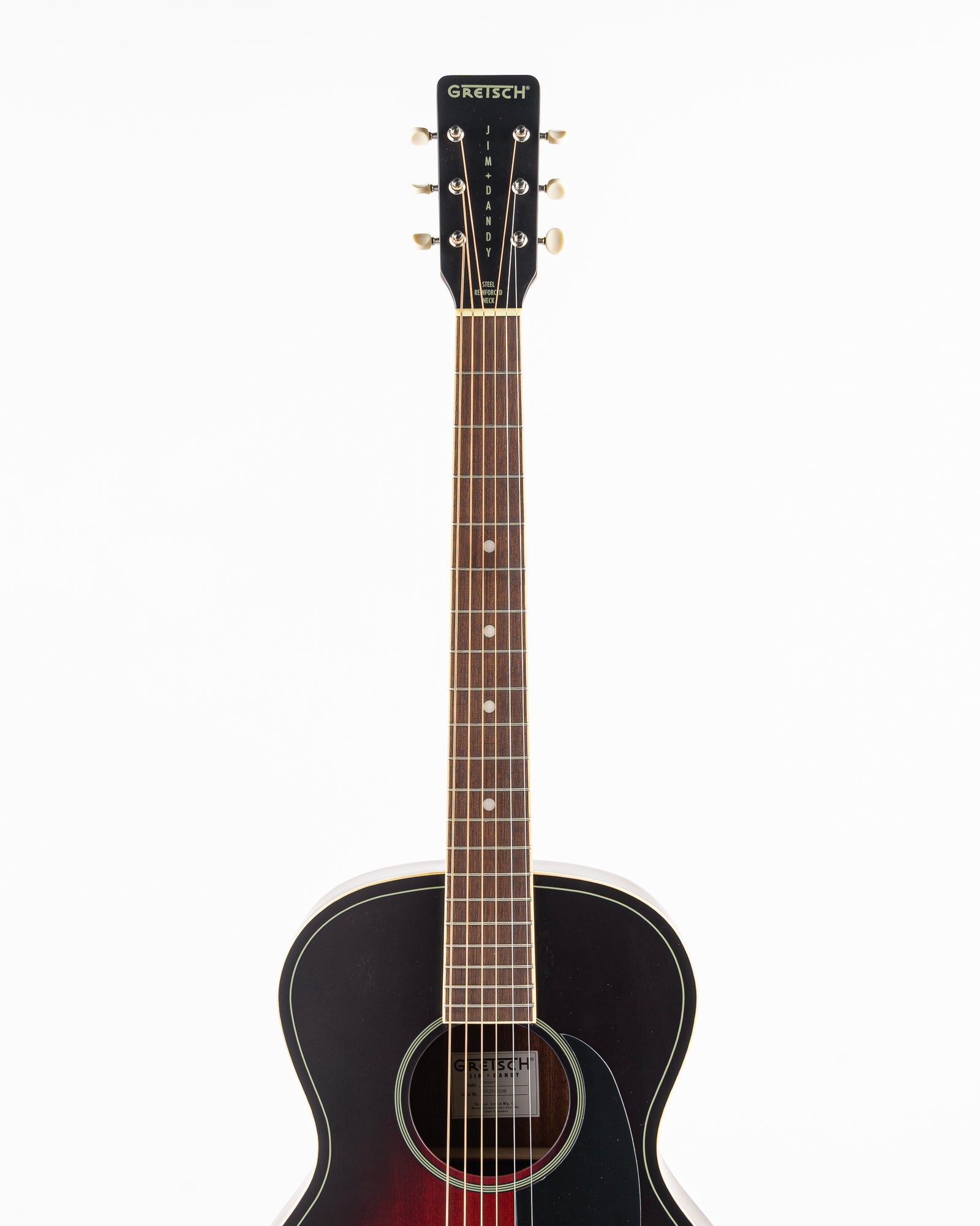 Gretsch Jim Dandy Concert Acoustic Guitar - Deep Cherry Burst