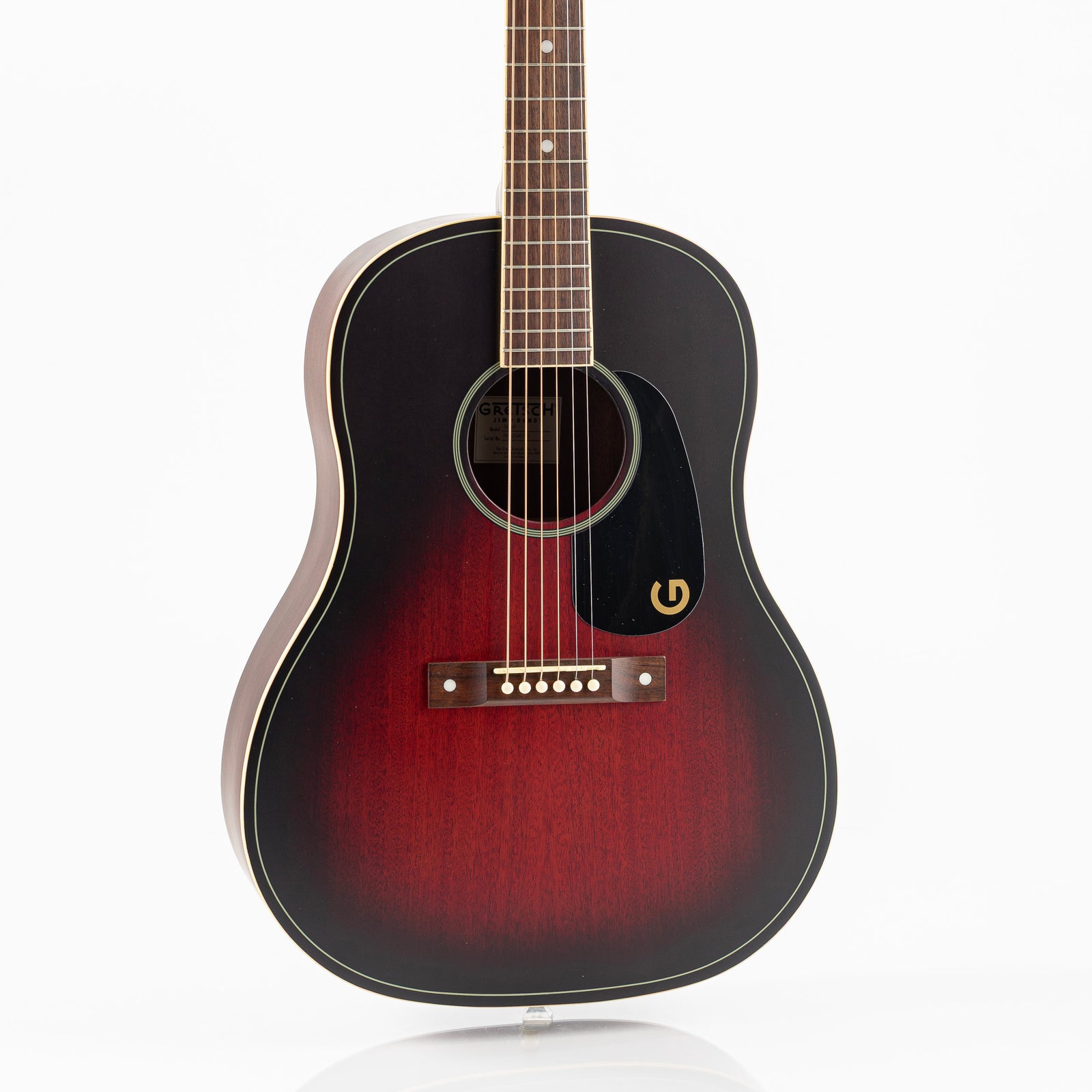 Gretsch Jim Dandy Dreadnought Acoustic Guitar - Deep Cherry Burst