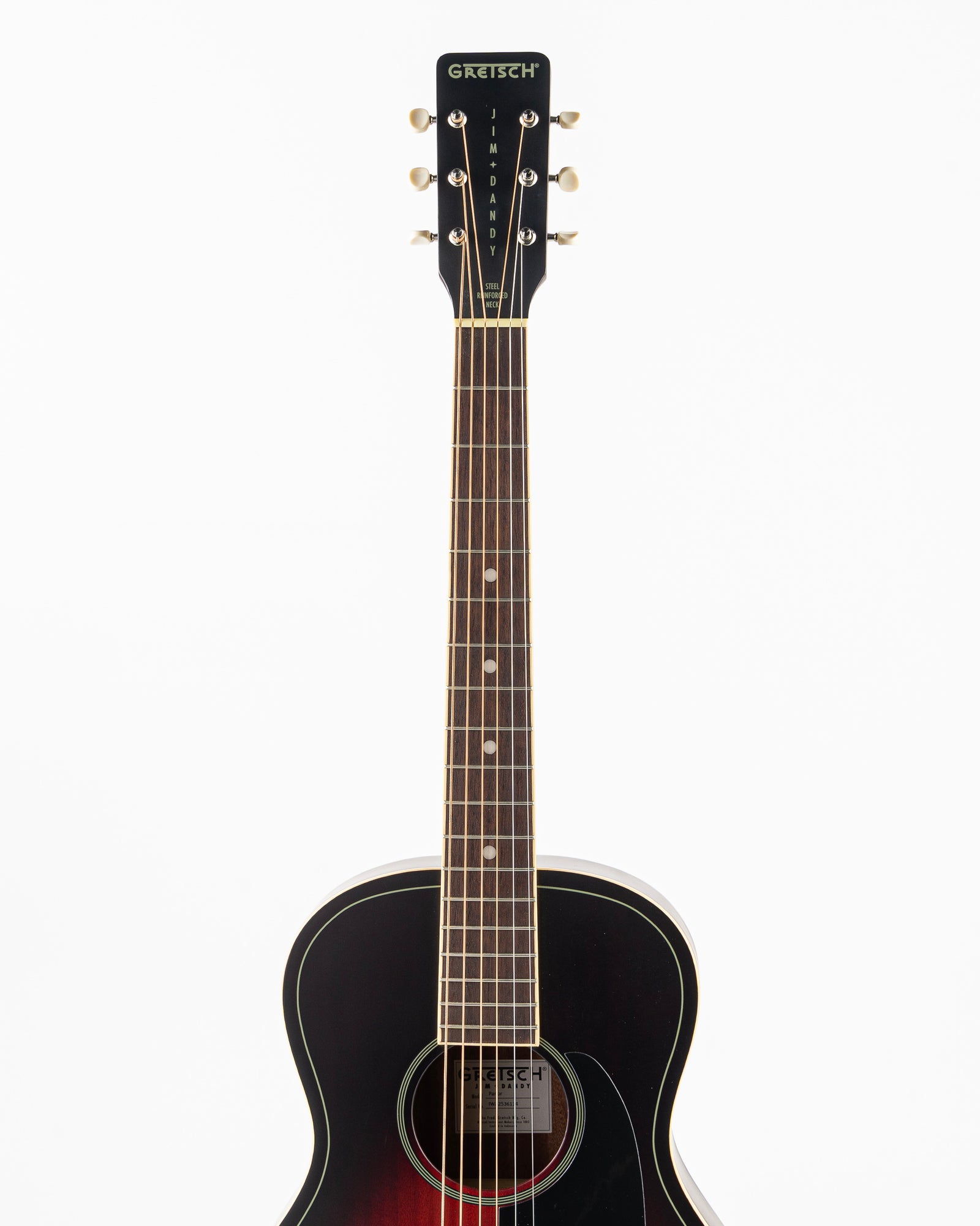 Gretsch Jim Dandy Parlor Acoustic Guitar - Deep Cherry Burst