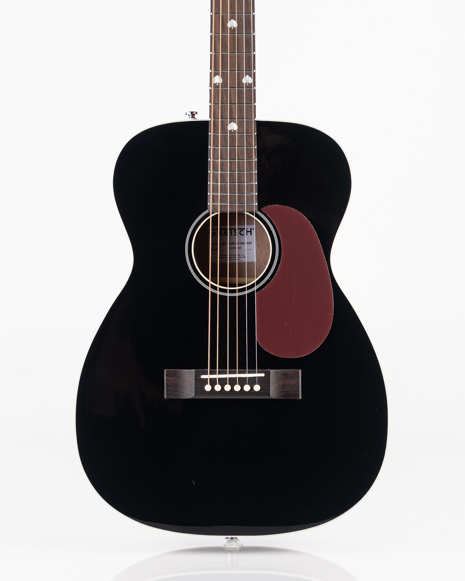 Gretsch Nick 13 Outlaw Heart Grand Concert Acoustic Electric Guitar - Black