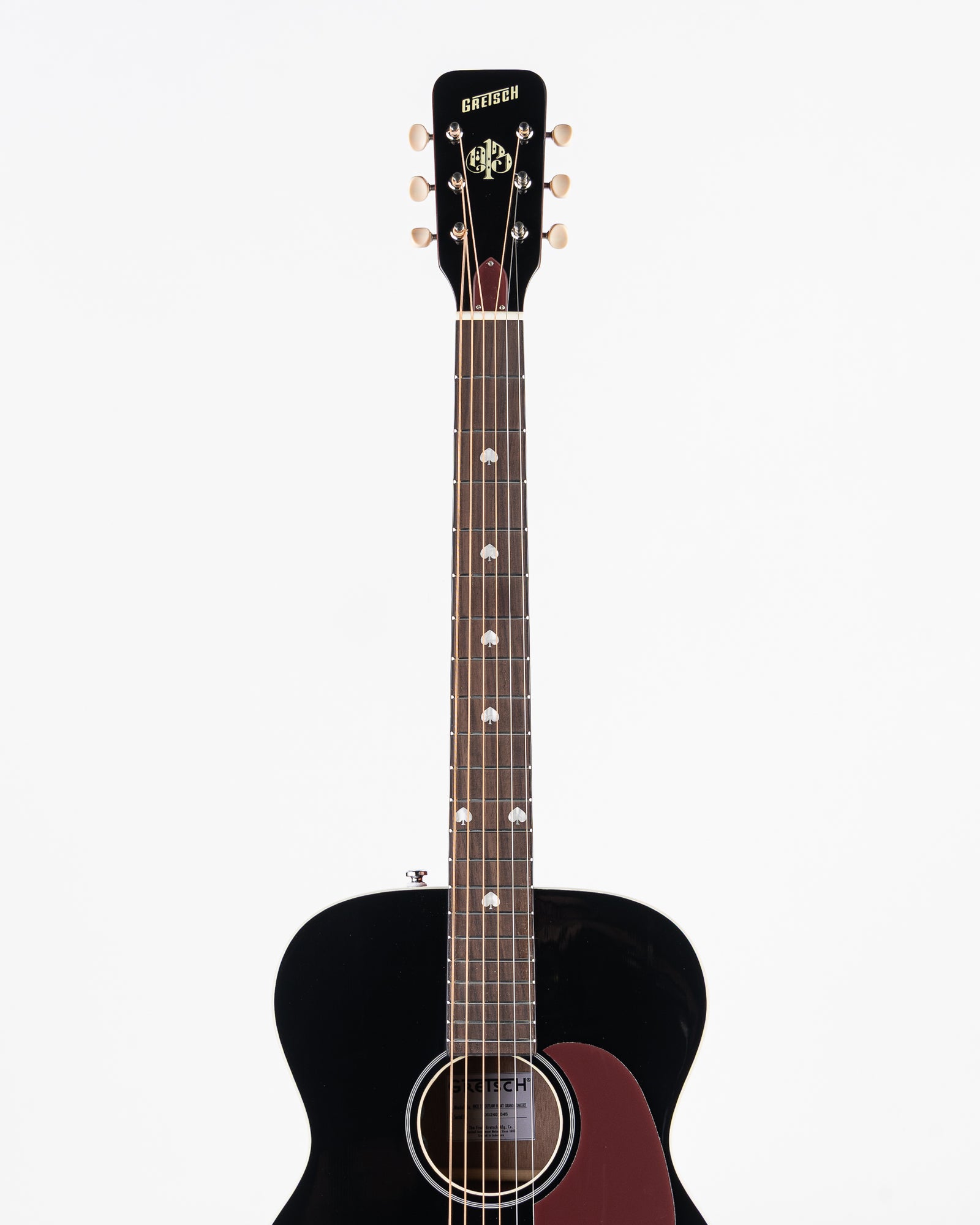 Gretsch Nick 13 Outlaw Heart Grand Concert Acoustic Electric Guitar - Black