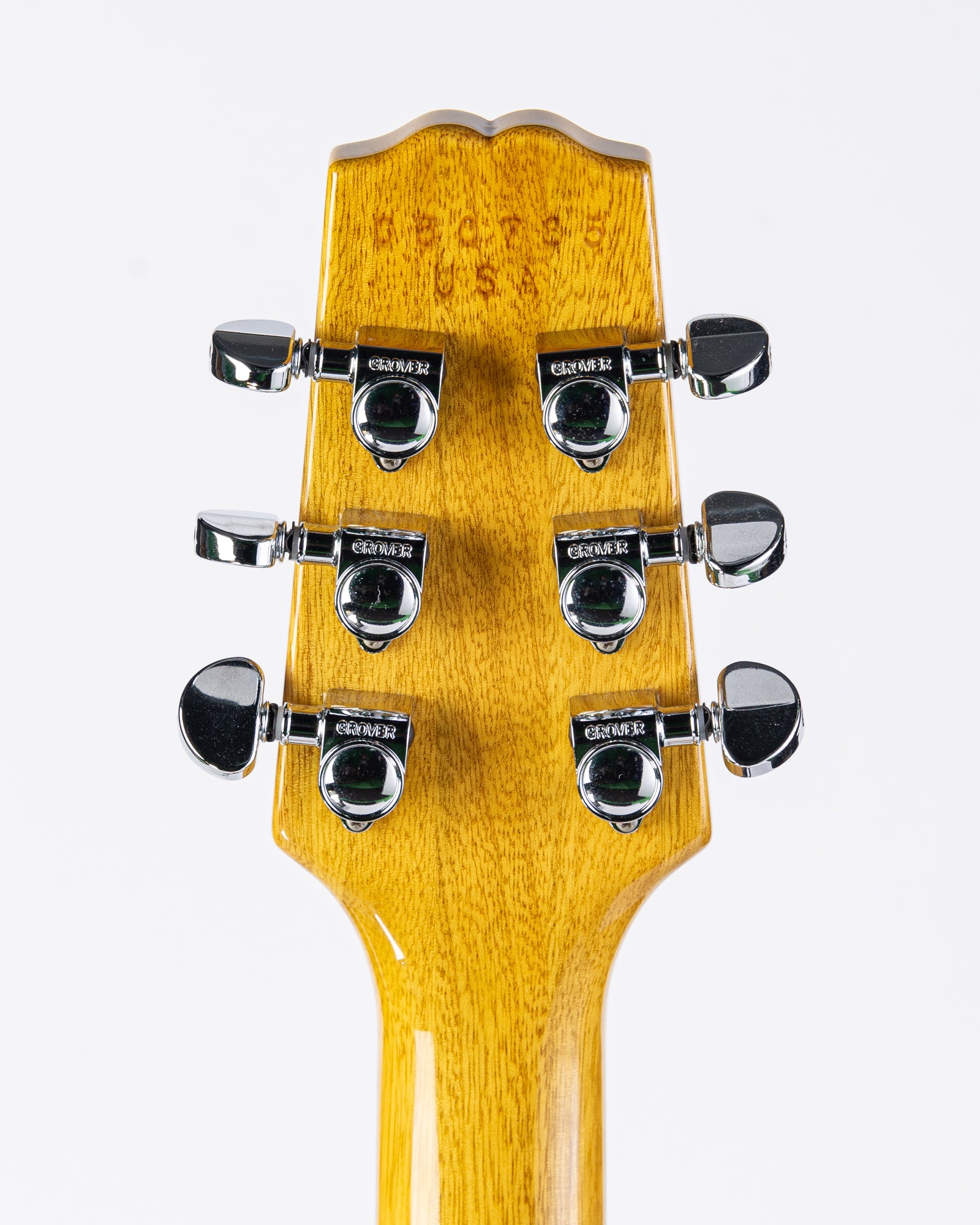 USED Hamer USA Artist Korina Semi-Hollow Double Cut TV Yellow W/OHSC