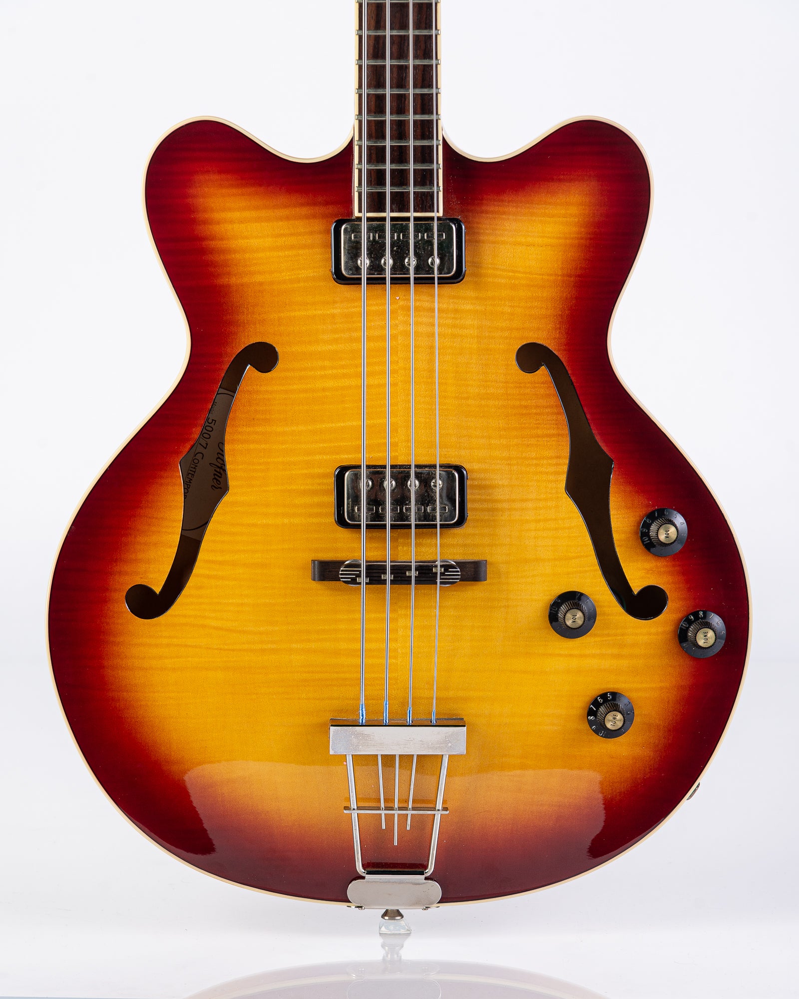 USED Hofner 500/7 Contemporary Bass Sunburst W/HSC