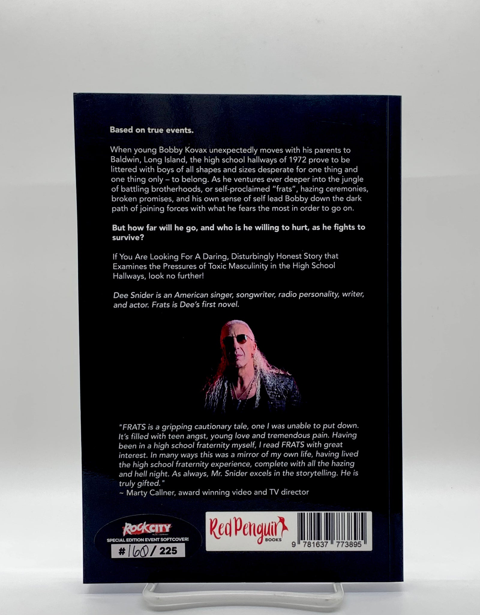 Dee Snider - Frats *AUTOGRAPHED* LIMITED & NUMBERED ROCK CITY EDITION