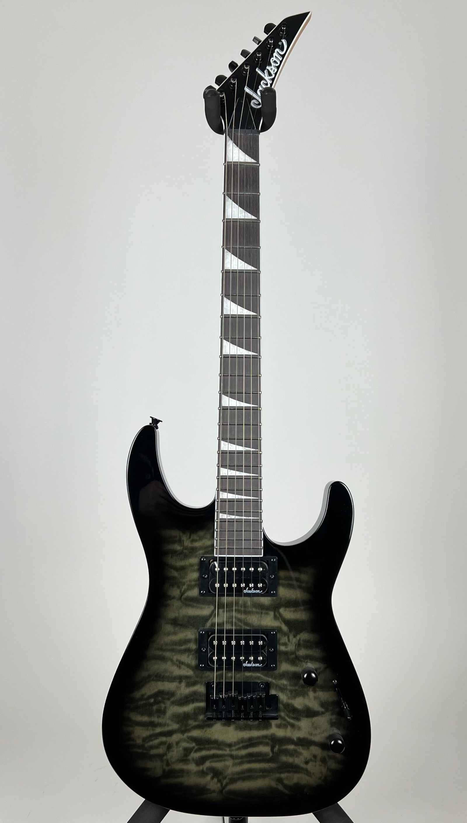 Jackson JS Series Dinky JS20 DKQ 2PT Transparent Black Burst