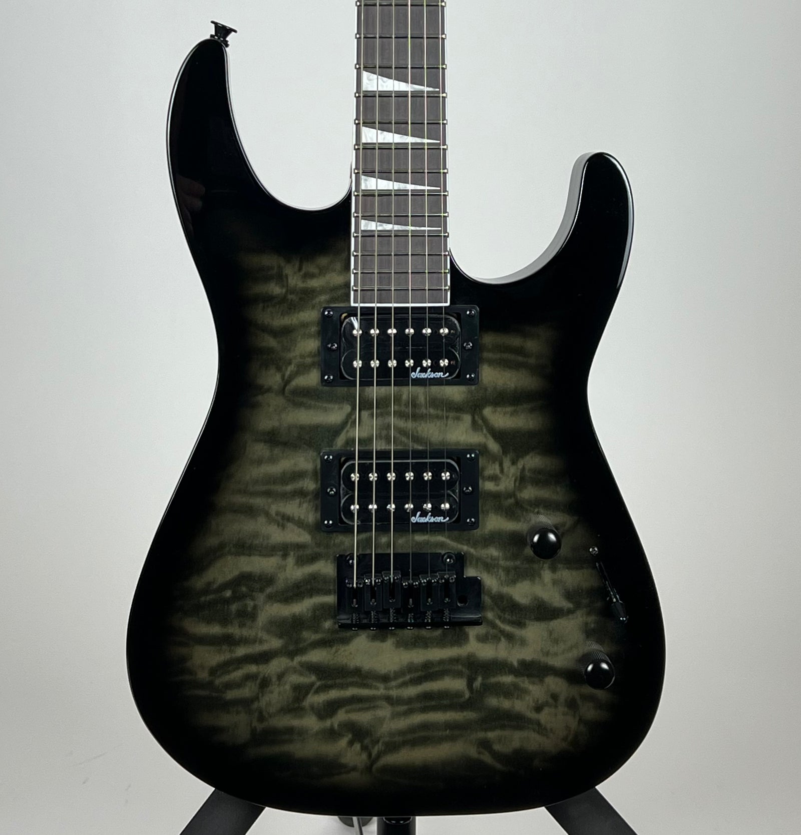 Jackson JS Series Dinky JS20 DKQ 2PT Transparent Black Burst
