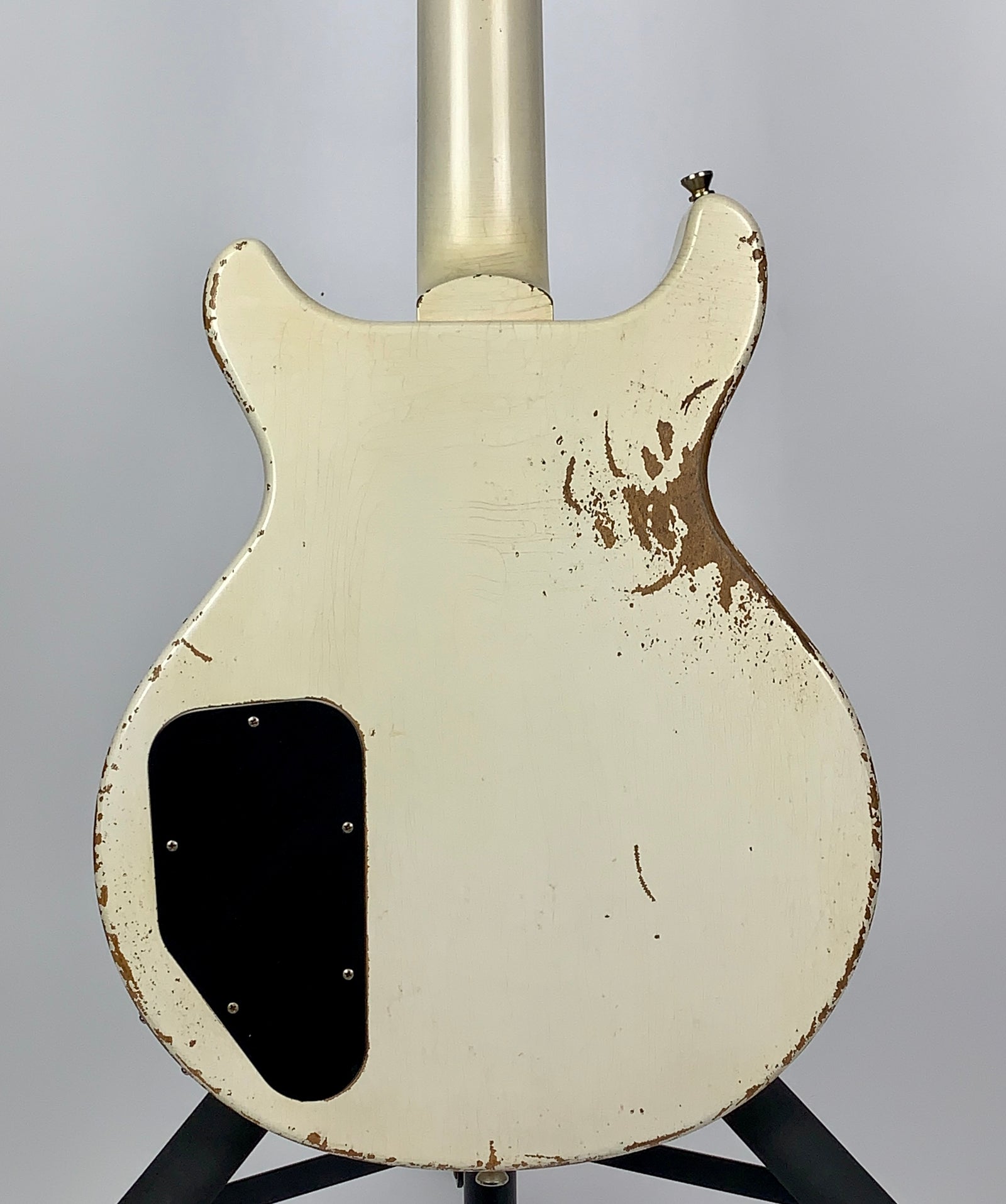 Rock N Roll Relics Thunders Custom Double Cut - Relic Olympic White