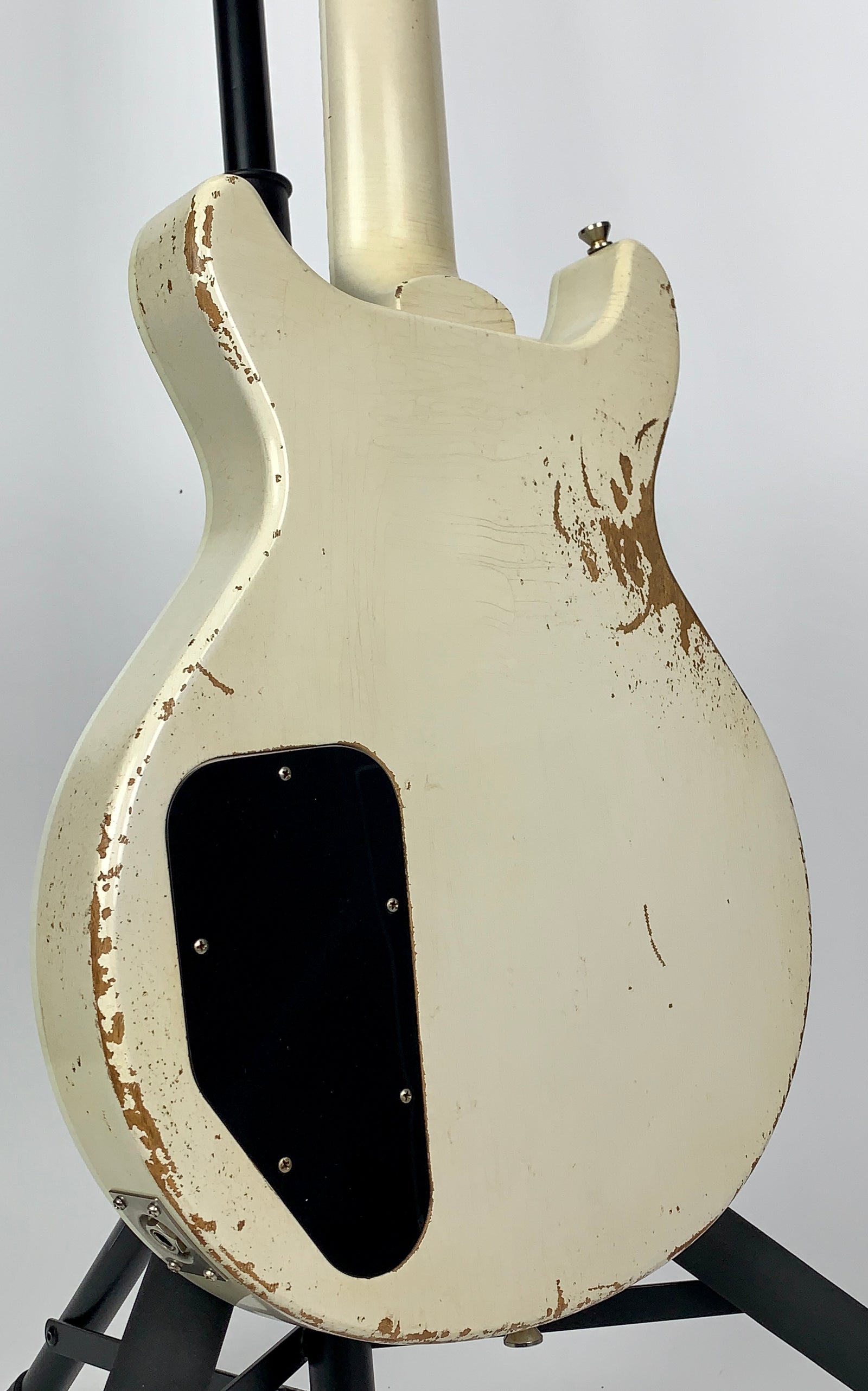 Rock N Roll Relics Thunders Custom Double Cut - Relic Olympic White