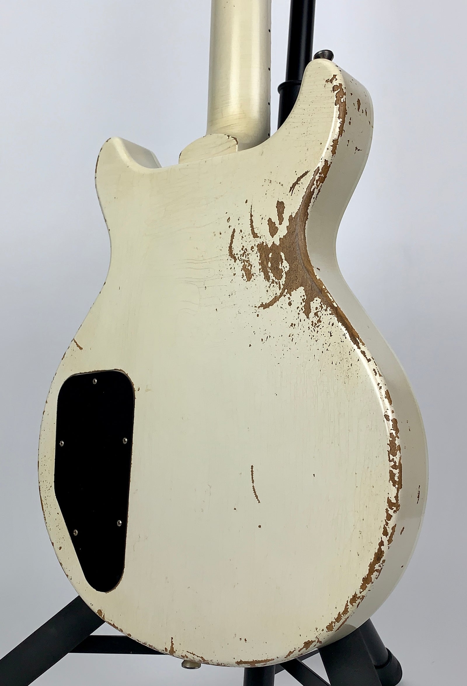 Rock N Roll Relics Thunders Custom Double Cut - Relic Olympic White