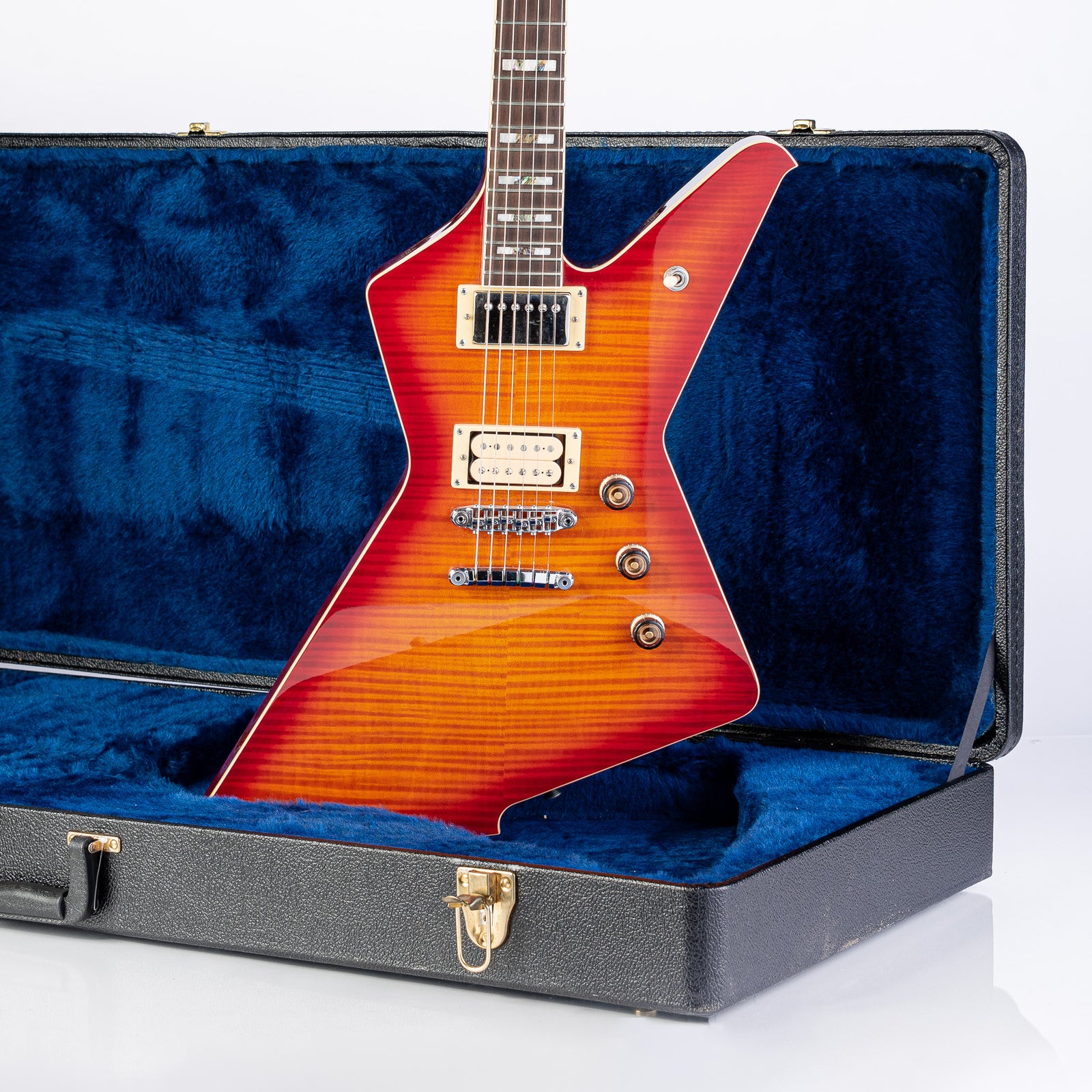 USED Ibanez DT520FM Destroyer Electric Guitar - Cherry Red Sunburst/HSC