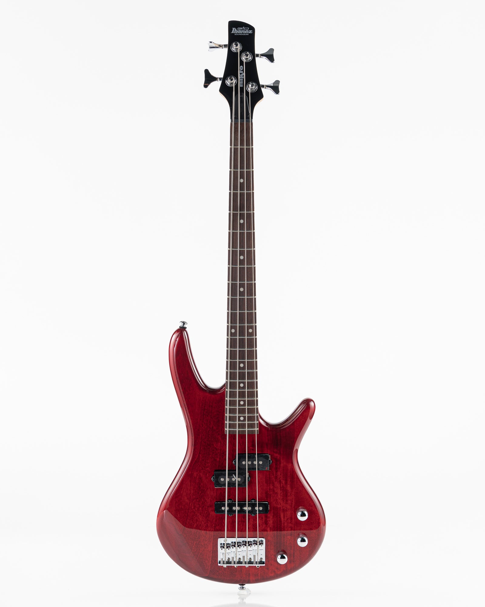 Ibanez GSRM20TR MiKro Short Scale Electric Bass - Transparent Red