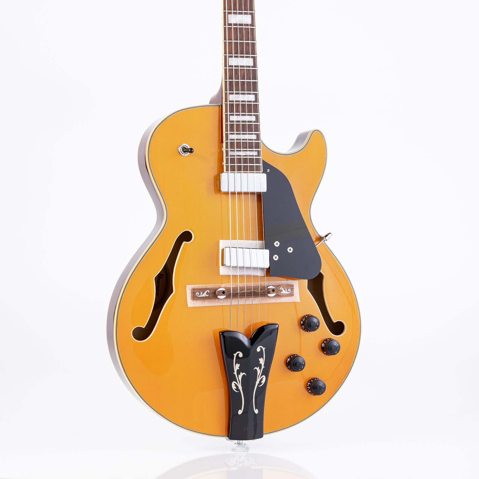 B-STOCK Ibanez George Benson GB10EM Hollowbody Electric Guitar- Antique Amber