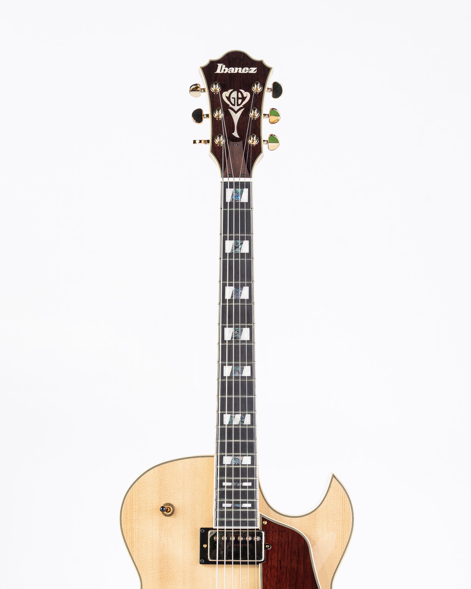 Ibanez George Benson LGB30NT Hollow-Body Electric Guitar - Natural Gloss