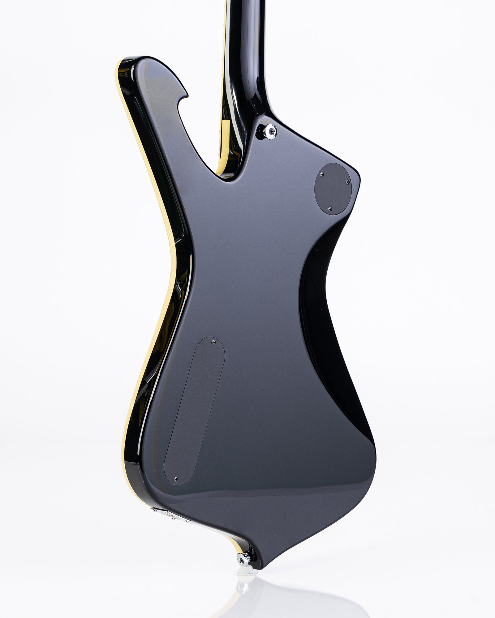 B-STOCK Ibanez Paul Stanley Signature PS3CM Iceman Electric Guitar - Black Cracked Mirror