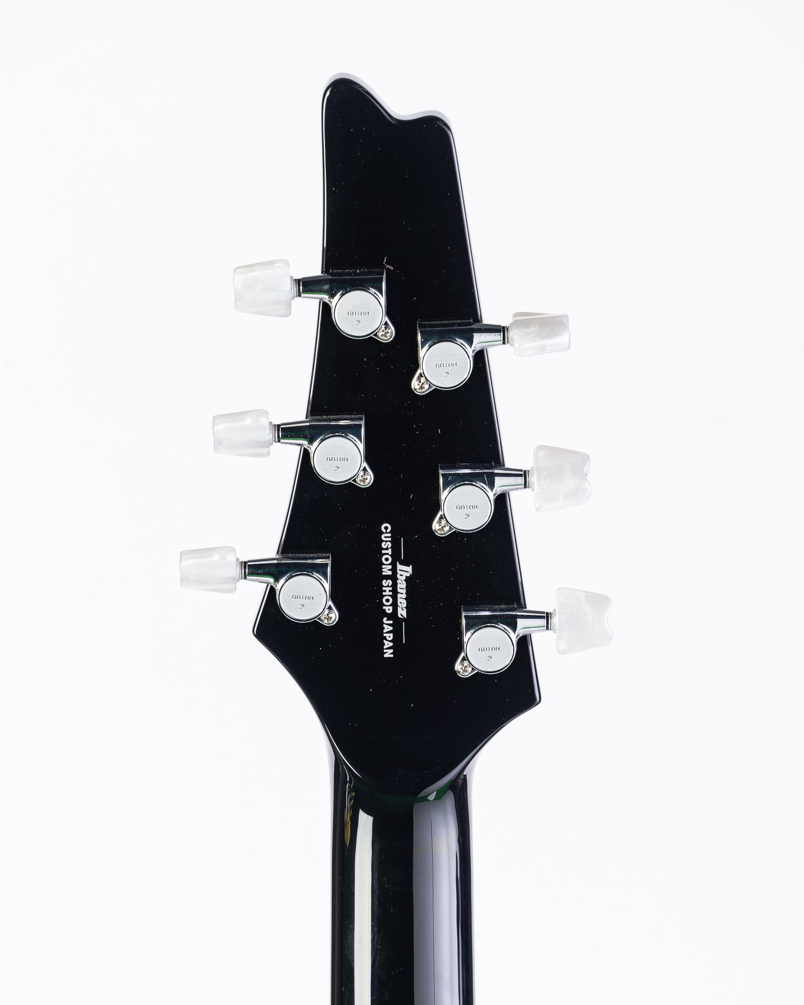 B-STOCK Ibanez Paul Stanley Signature PS3CM Iceman Electric Guitar - Black Cracked Mirror