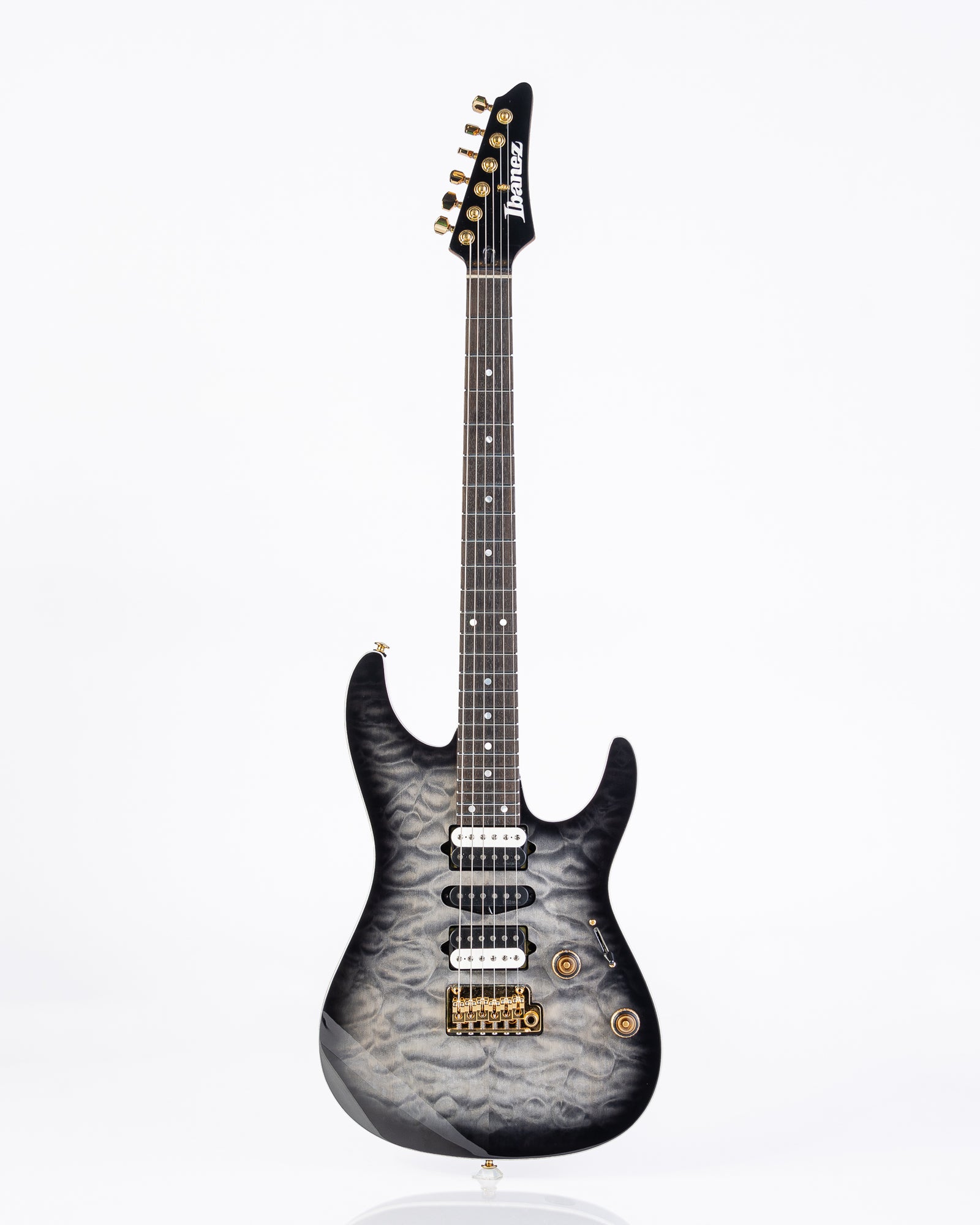 B-STOCK Ibanez Premium AZ47P1QM Electric Guitar- Black Ice Burst