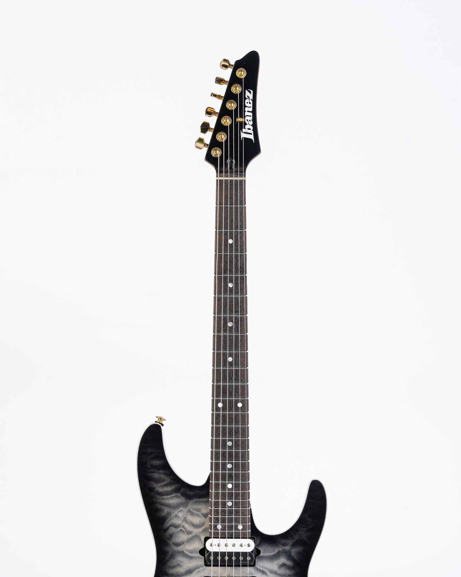 B-STOCK Ibanez Premium AZ47P1QM Electric Guitar- Black Ice Burst