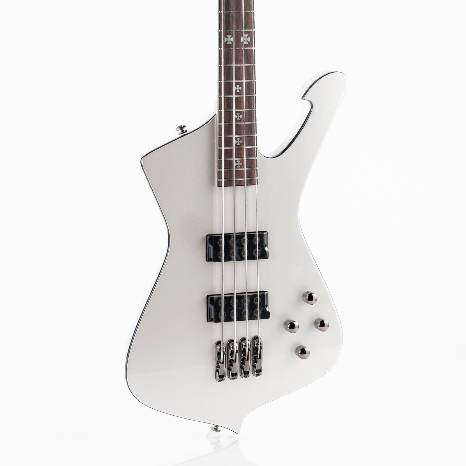 Ibanez SDB3 Sharlee D'Angelo Signature Iceman Electric Bass - Pearl White