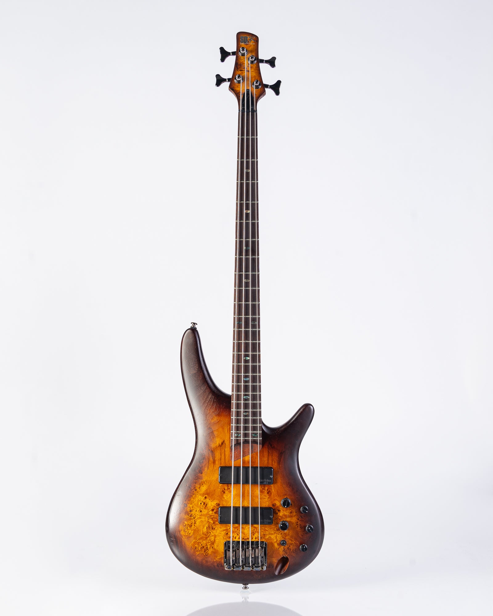 USED Ibanez Soundgear SR500PB-BBF Brown Burst Flat Bass Guitar W/Ibanez Prestige Case