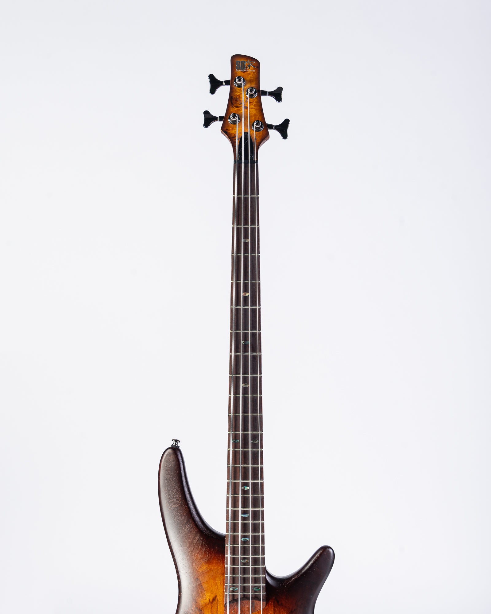 USED Ibanez Soundgear SR500PB-BBF Brown Burst Flat Bass Guitar W/Ibanez Prestige Case