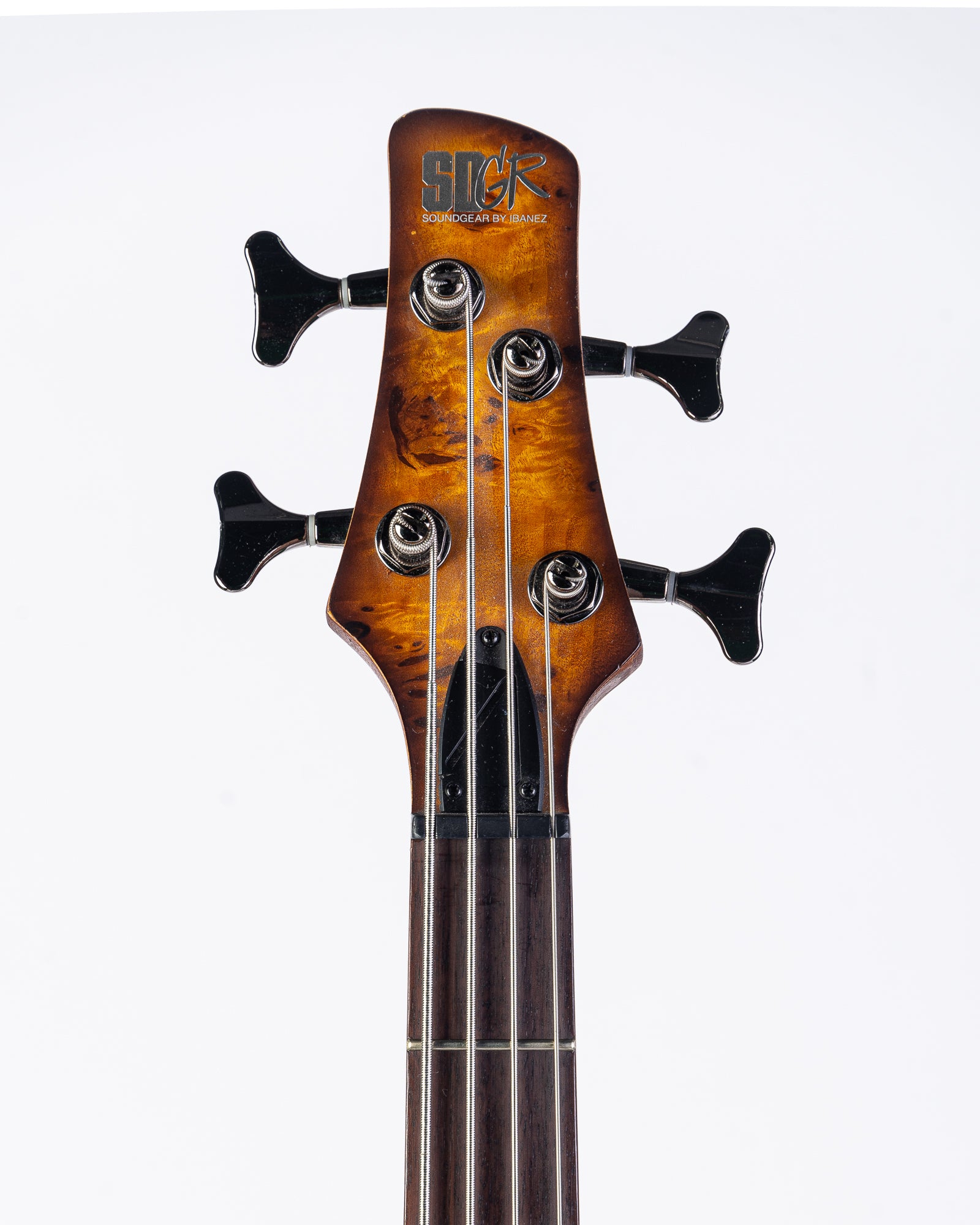 USED Ibanez Soundgear SR500PB-BBF Brown Burst Flat Bass Guitar W/Ibanez Prestige Case