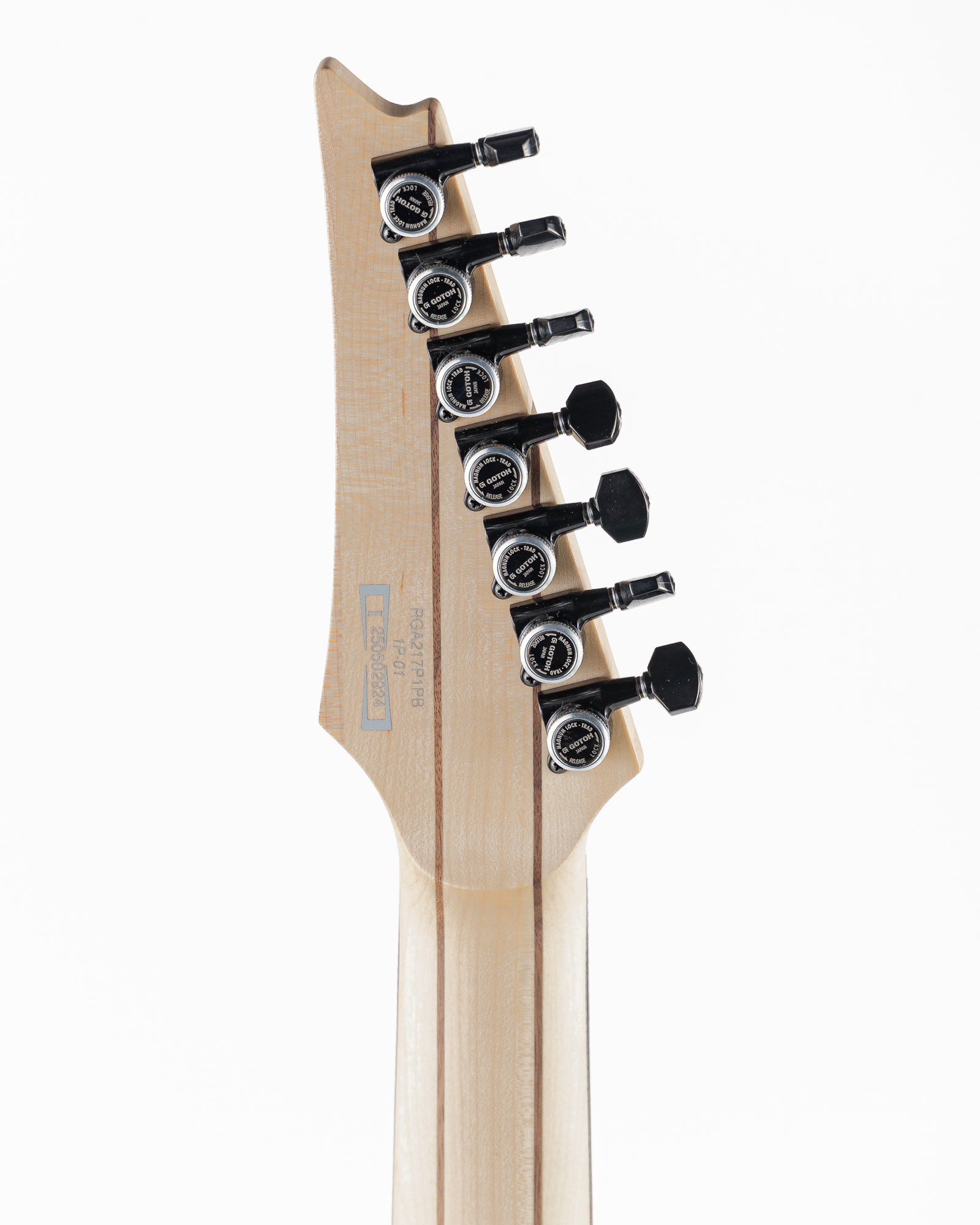 Ibanez RGA217P1PB Premium 7 String Electric Guitar - Deep Twilight Burst Low Gloss