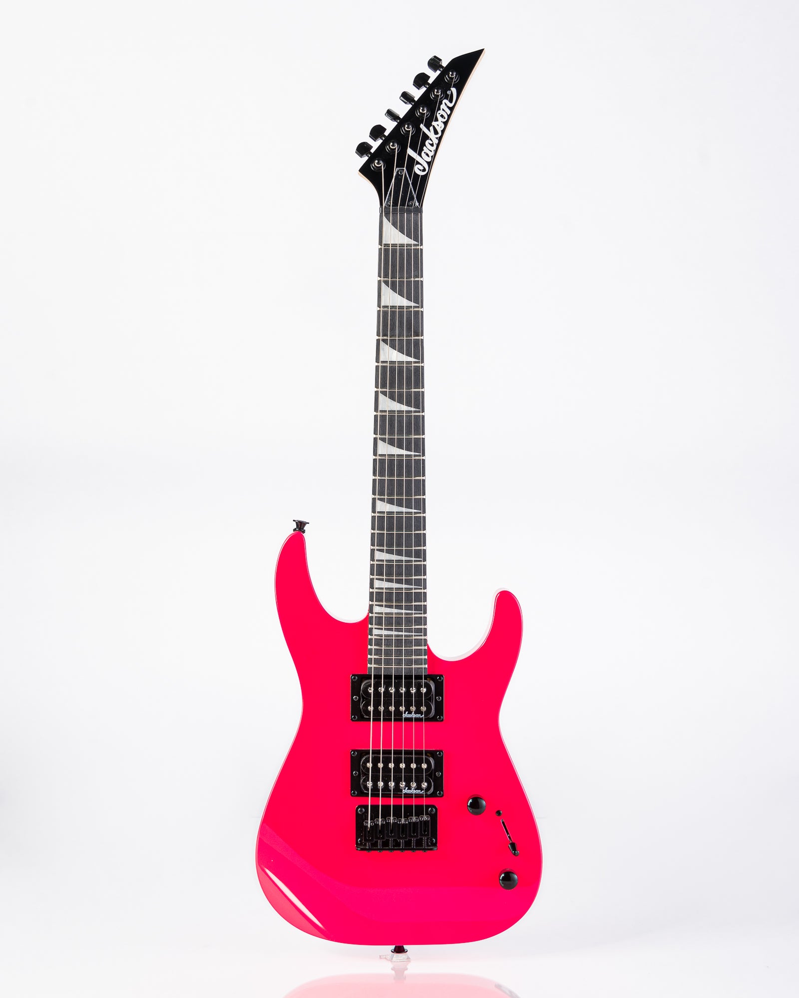 Jackson JS1X Minion Dinky Electric Guitar- Neon Pink