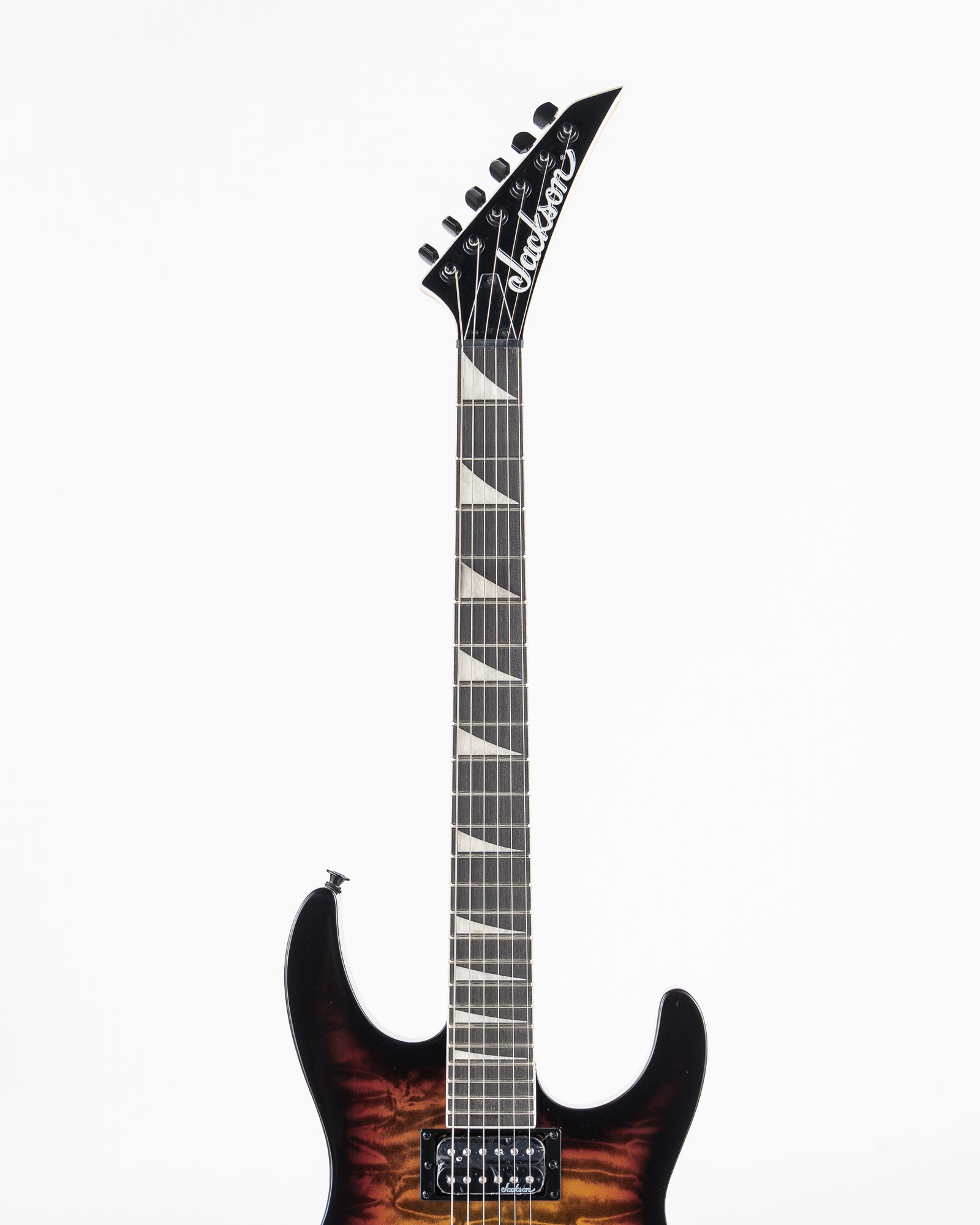 Jackson JS Series Dinky JS20 DKQ 2PT Electric Guitar - Transparent Tobacco Burst