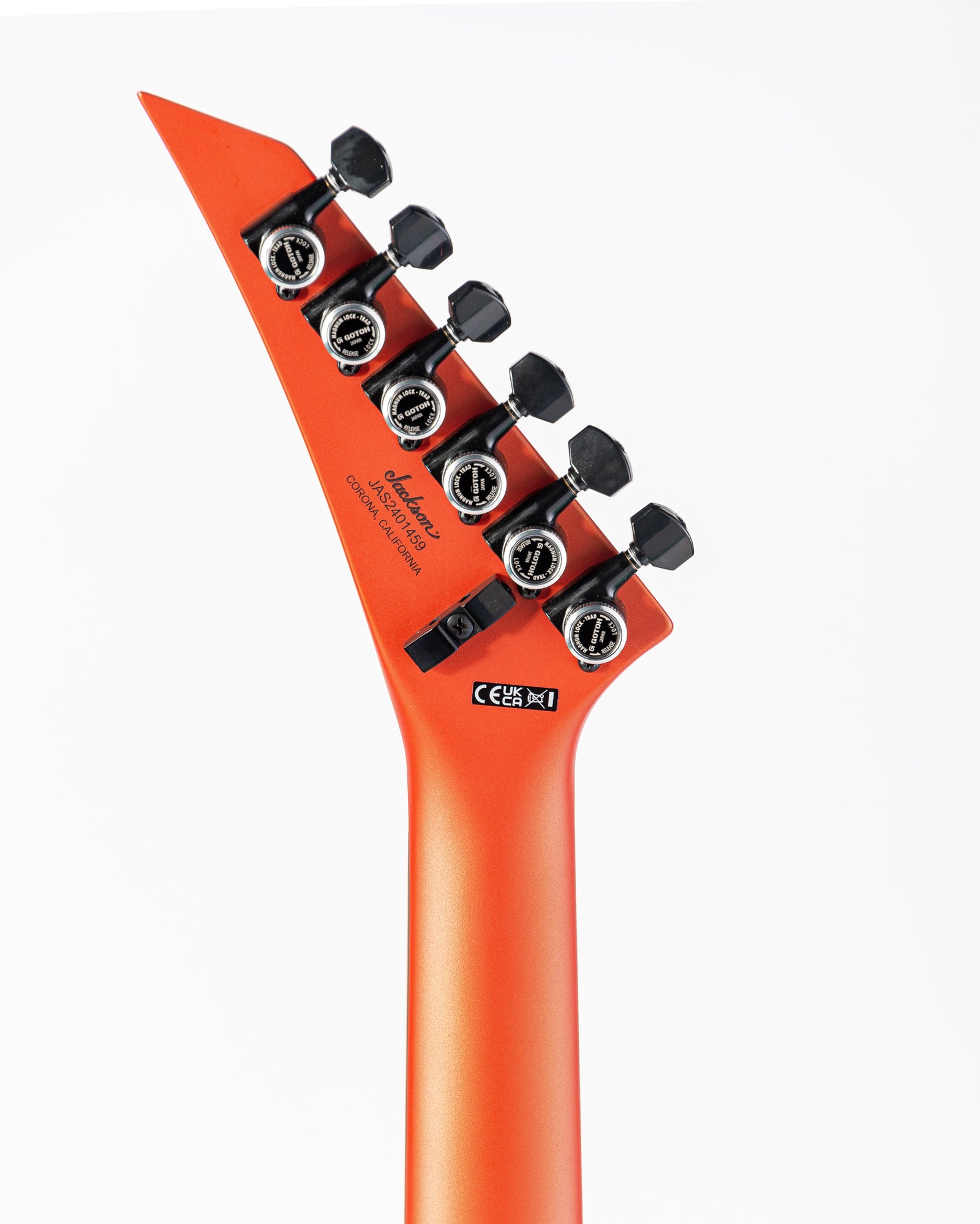 Jackson American Series Soloist SL2MG Electric Guitar - Satin Lambo Orange