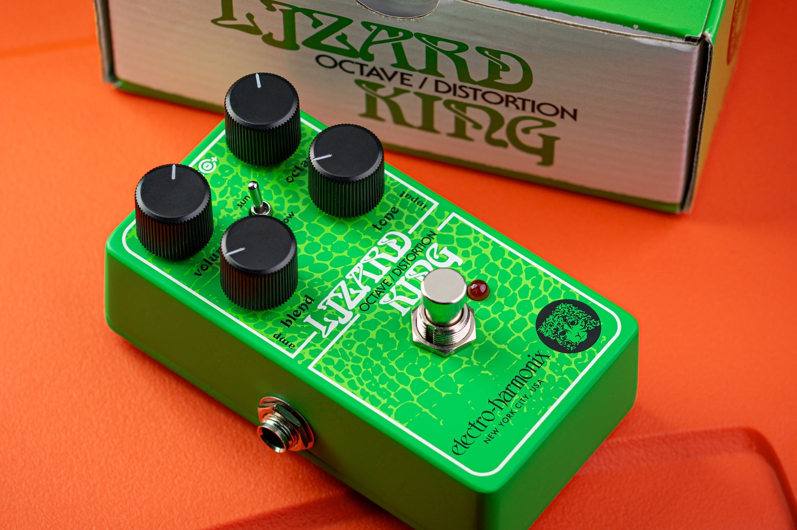 Electro-Harmonix Lizard King Bass Octave Fuzz Pedal