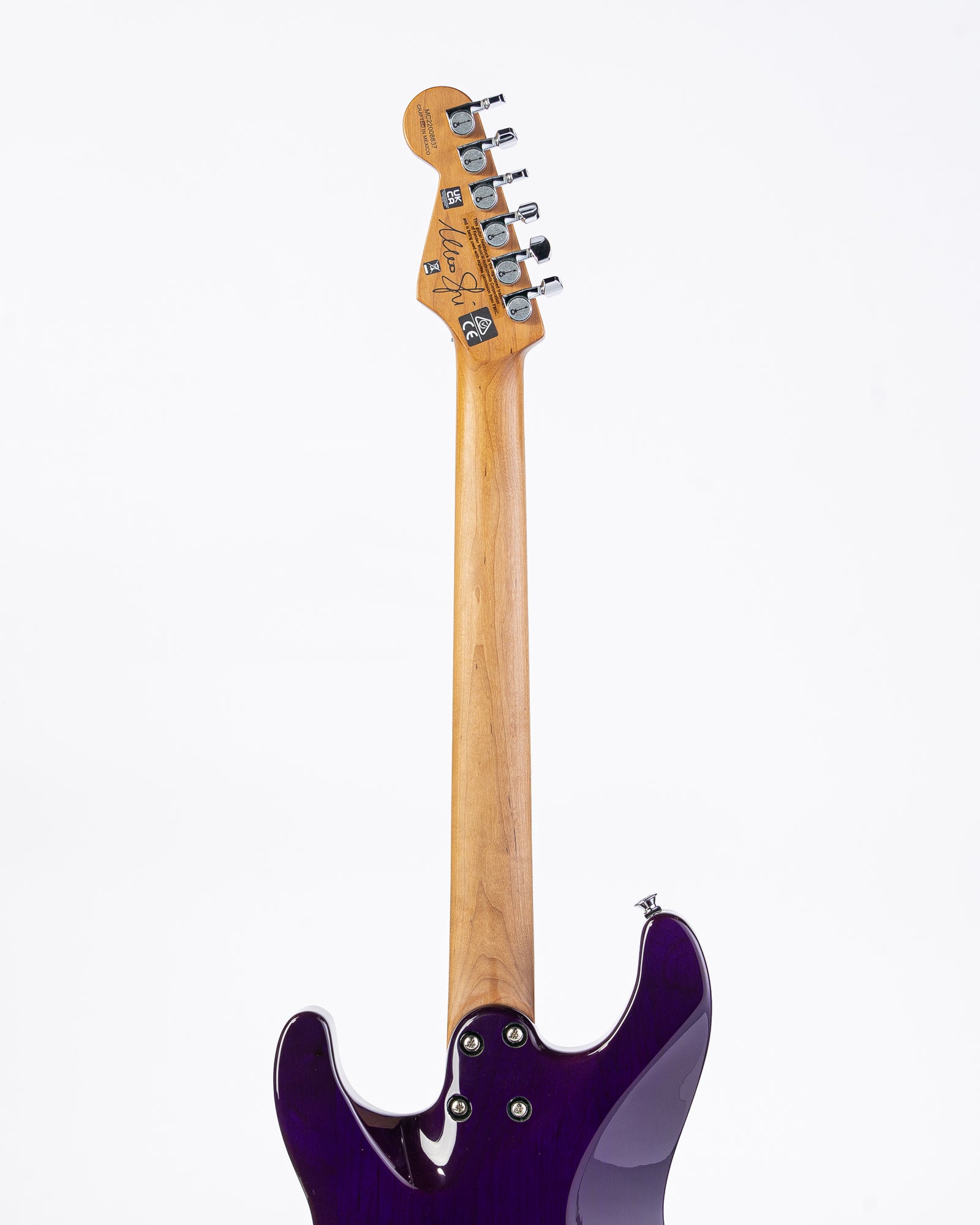 Charvel Marco Sfogli Signature Pro-Mod So-Cal Style 1 HSS FR CM QM with Caramelized Maple Fingerboard - Transparent Purple Burst